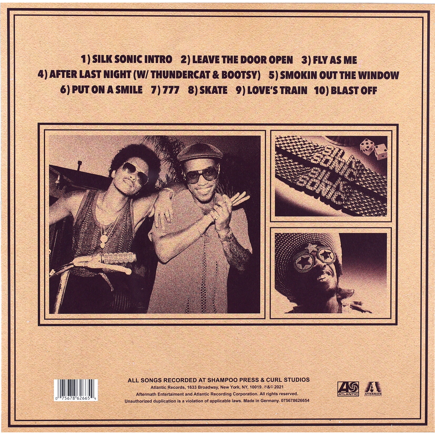 SILK SONIC (BRUNO MARS & ANDERSON .PAAK)  - AN EVENING WITH SILK SONIC  - LP