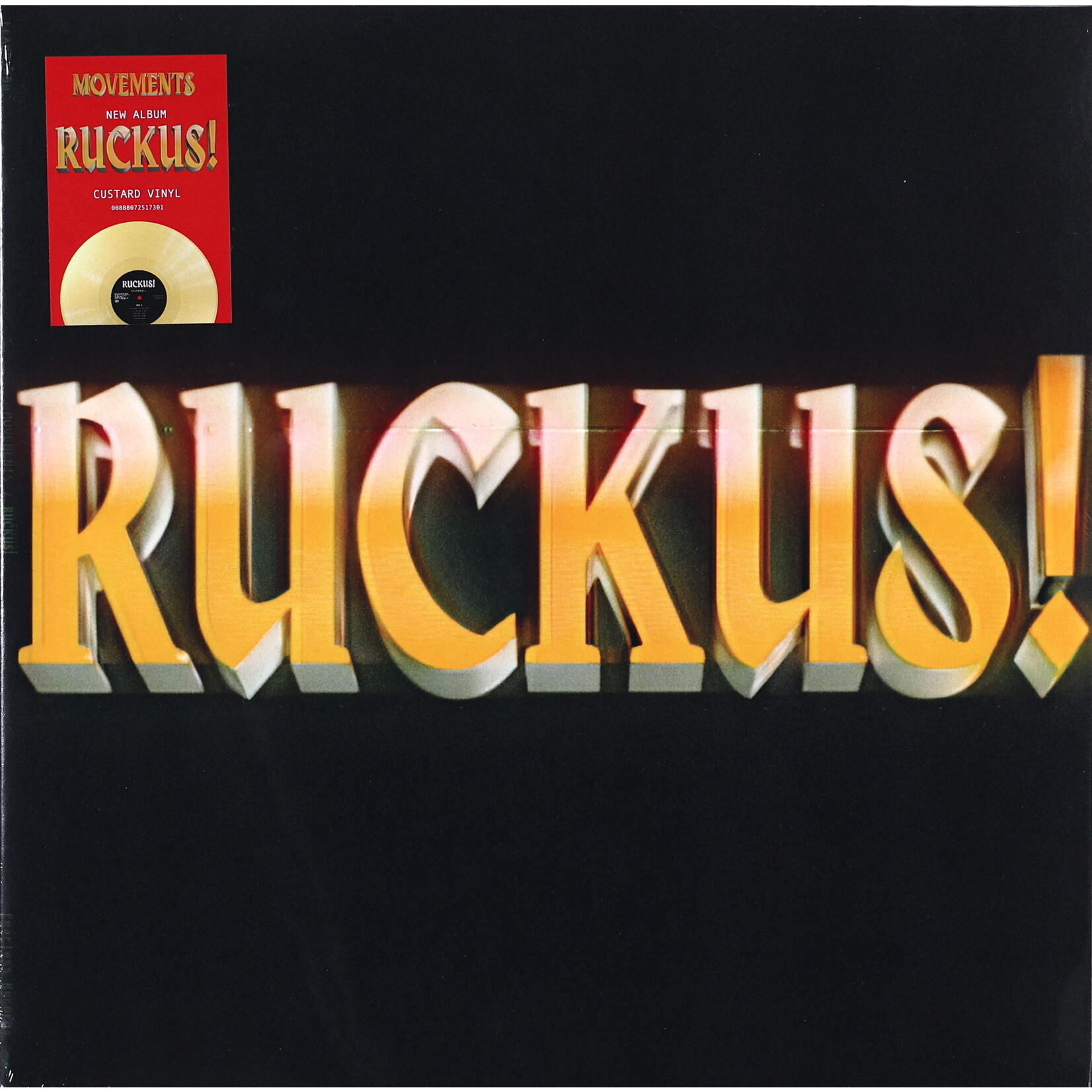 MOVEMENTS - RUCKUS! - COLOURED YELLOW LP