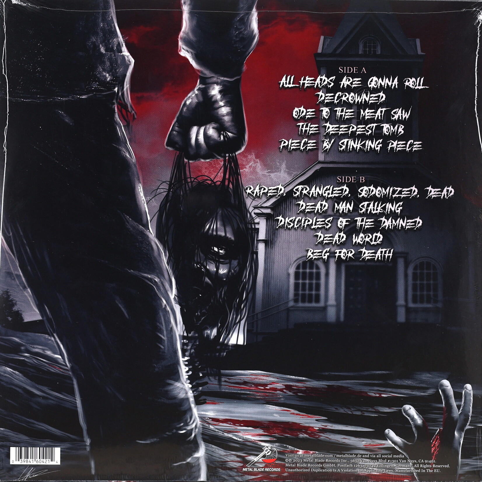 VOMITORY - ALL HEADS ARE GONNA ROLL - LP