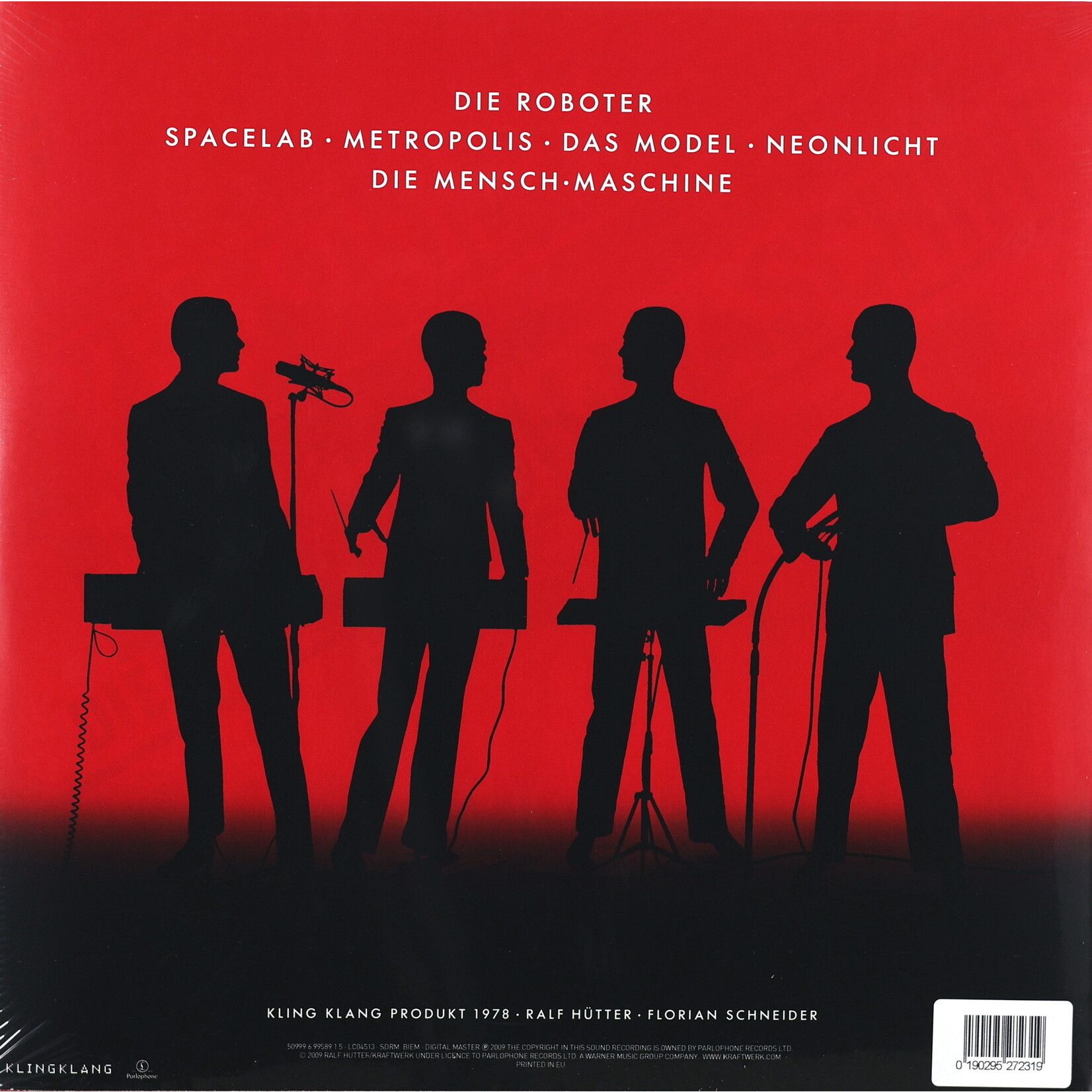 KRAFTWERK - DIE MENSCH-MACHINE - LTD COLOURED CLEAR LP