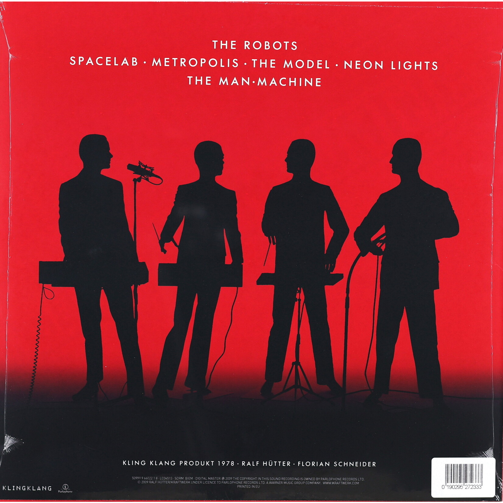 KRAFTWERK - MAN-MACHINE - REMASTERED COLOURED CLEAR RED LP