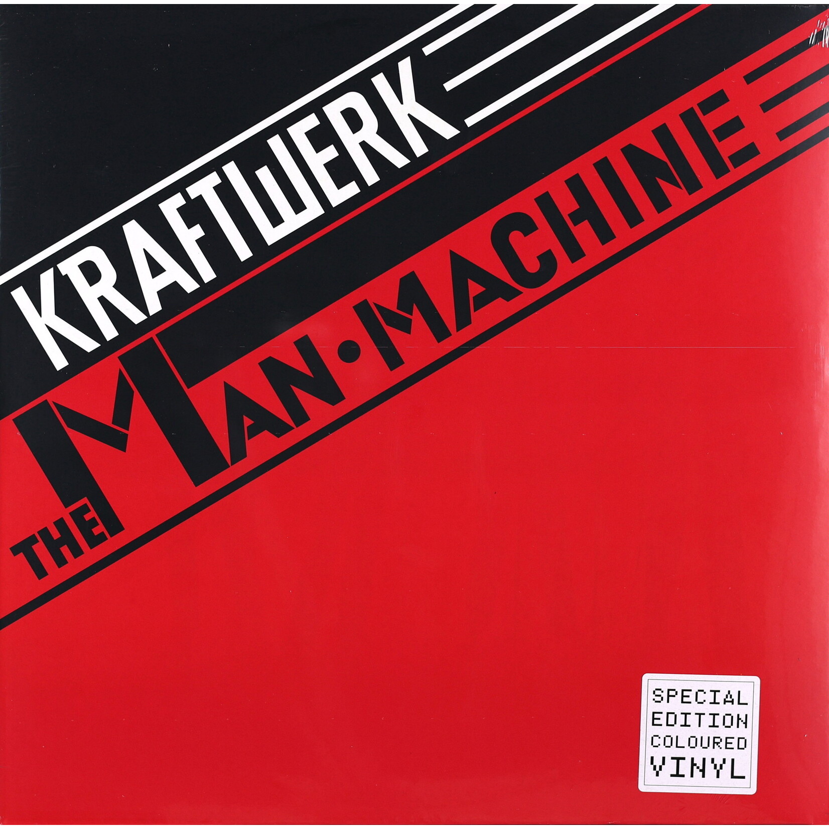 KRAFTWERK - MAN-MACHINE - REMASTERED COLOURED CLEAR RED LP