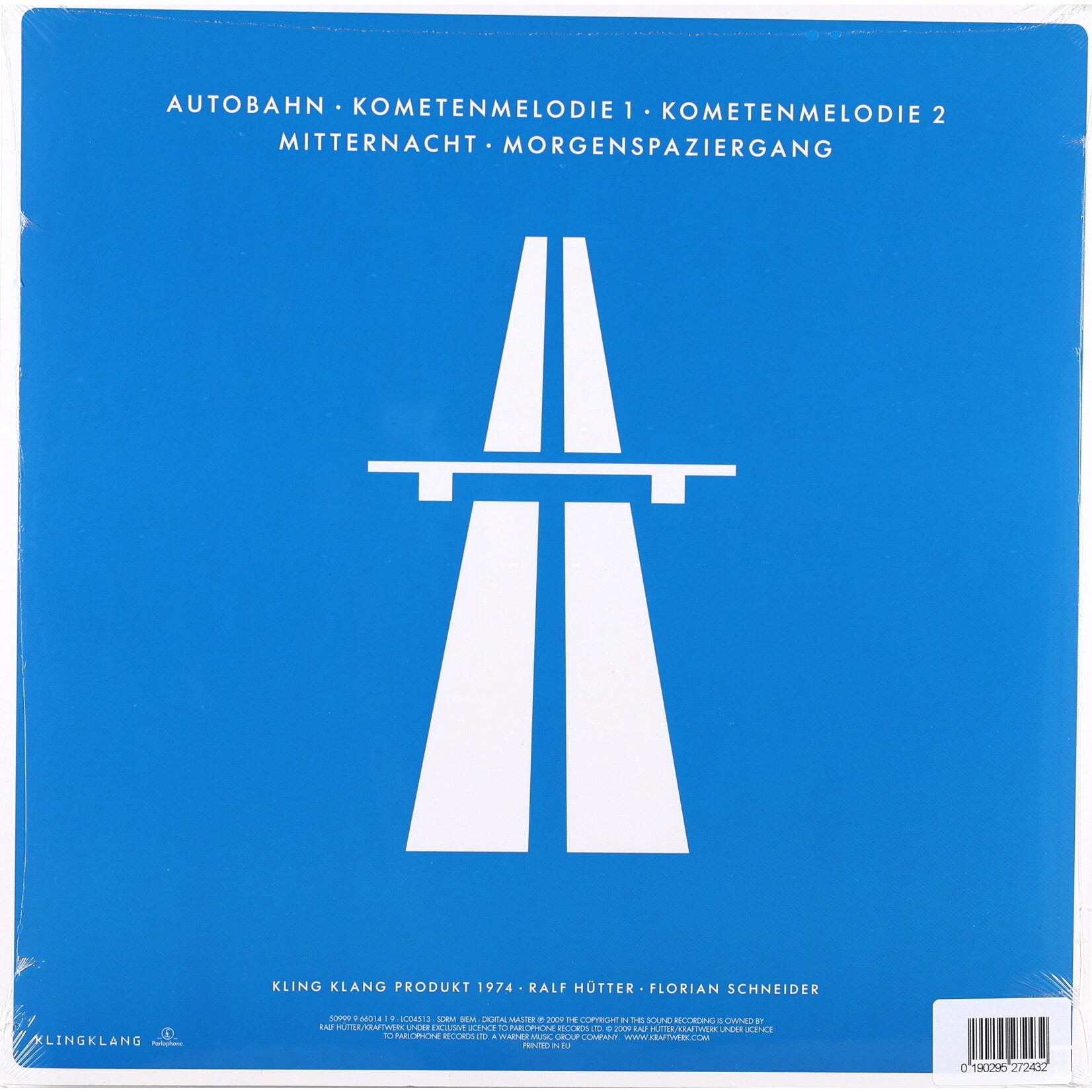 KRAFTWERK - AUTOBAHN - REMASTERED COLOURED CLEAR BLUE LP