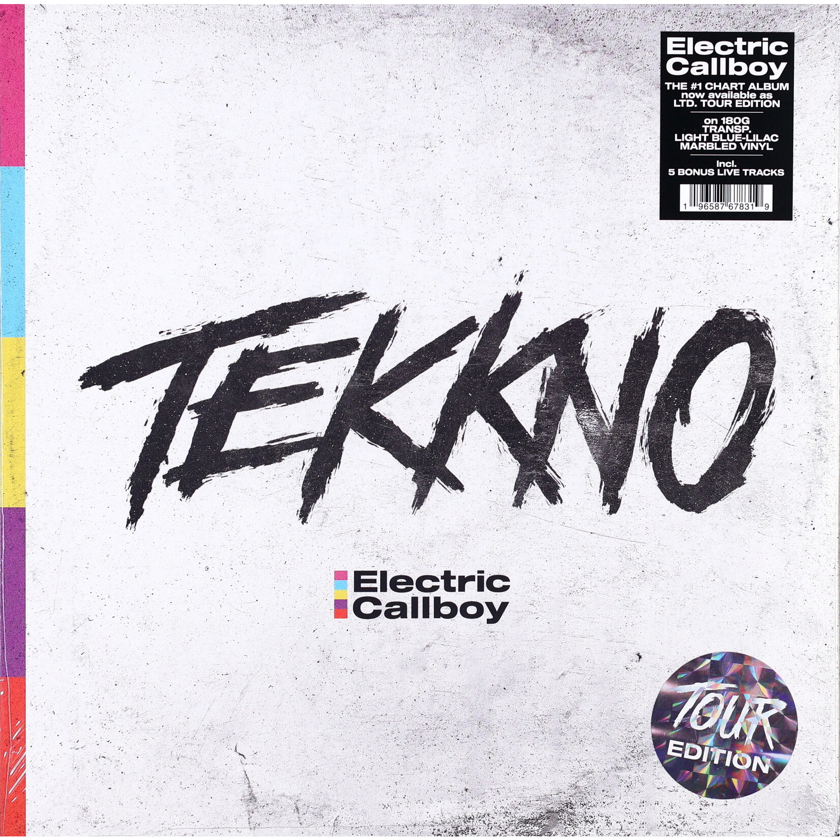 ELECTRIC CALLBOY - TEKKNO (TOUR EDITION) - LTD COLOURED CLEAR BLUE & LILAC MARBLE LP