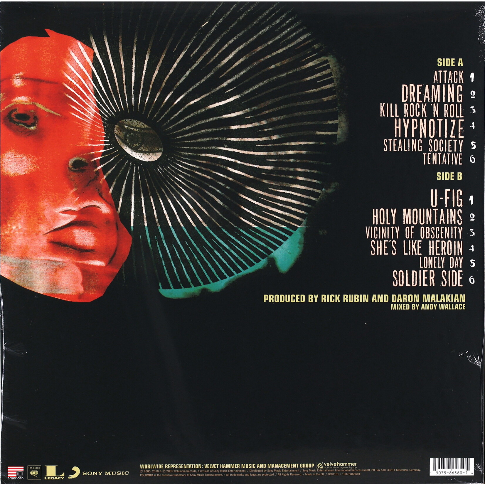SYSTEM OF A DOWN - HYPNOTIZE - LP