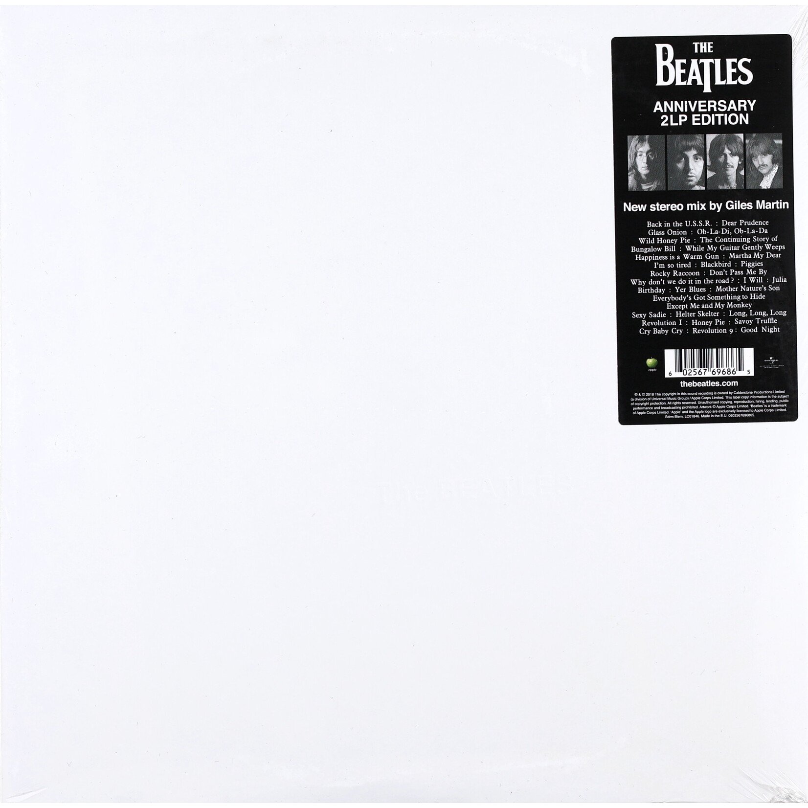 BEATLES, THE - WHITE ALBUM - 50TH ANNIVERSARY GATEFOLD 2LP