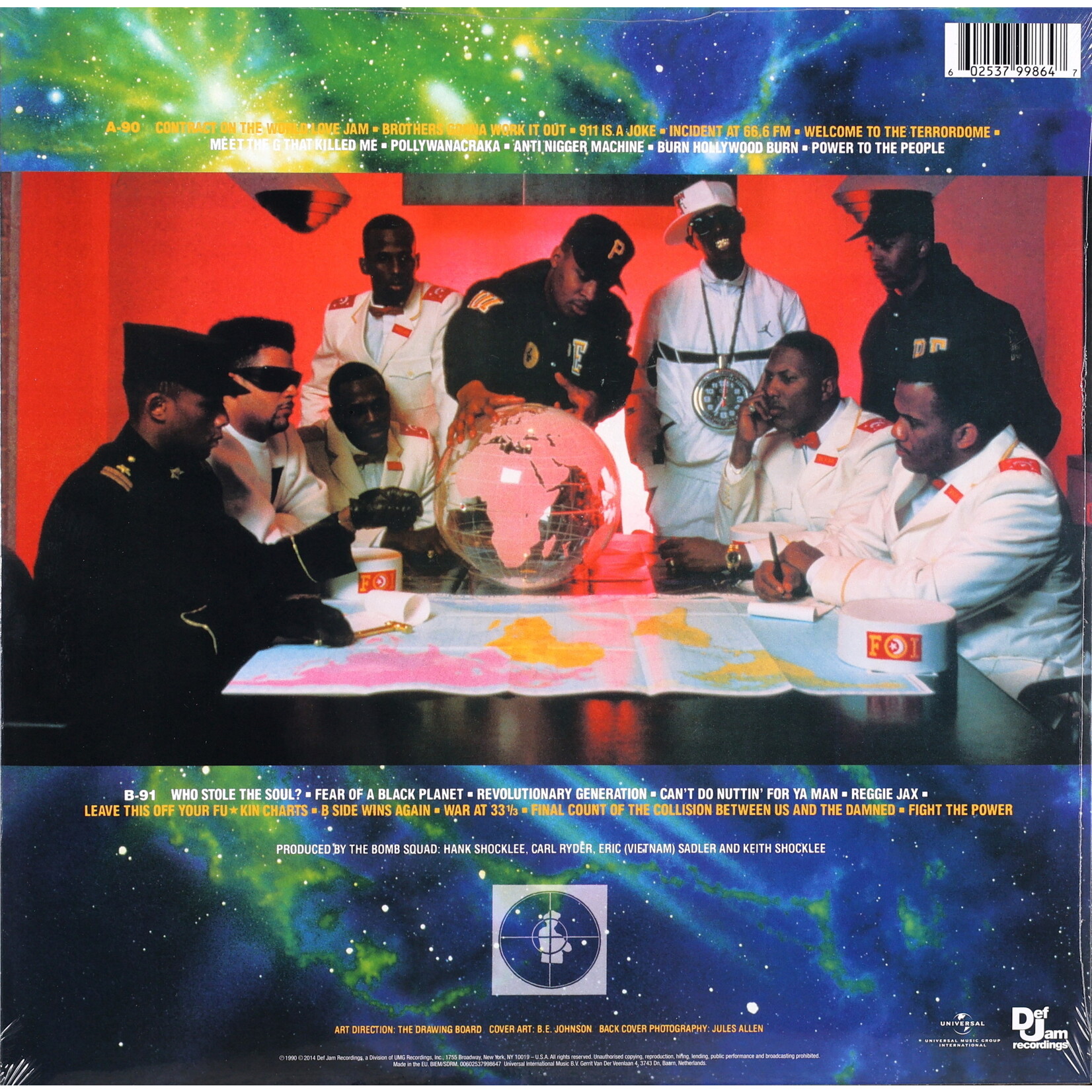 PUBLIC ENEMY - FEAR OF A BLACK PLANET - LP
