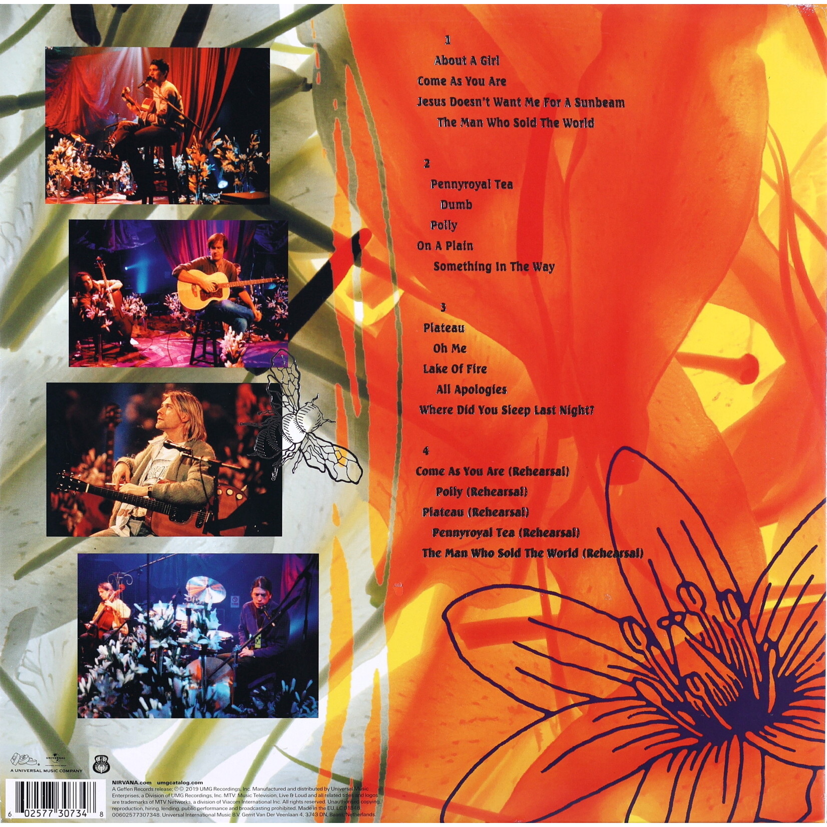 NIRVANA - MTV UNPLUGGED IN NEW YORK - DELUXE GATEFOLD 25TH ANNIVERSARY EDITION 2LP