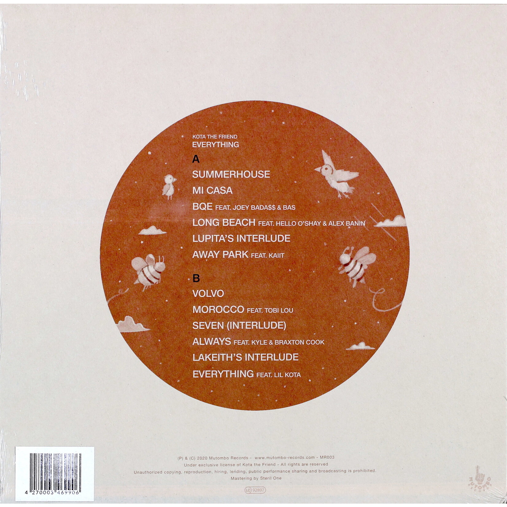 KOTA - THE FRIEND EVERYTHING - USA IMPORT LP