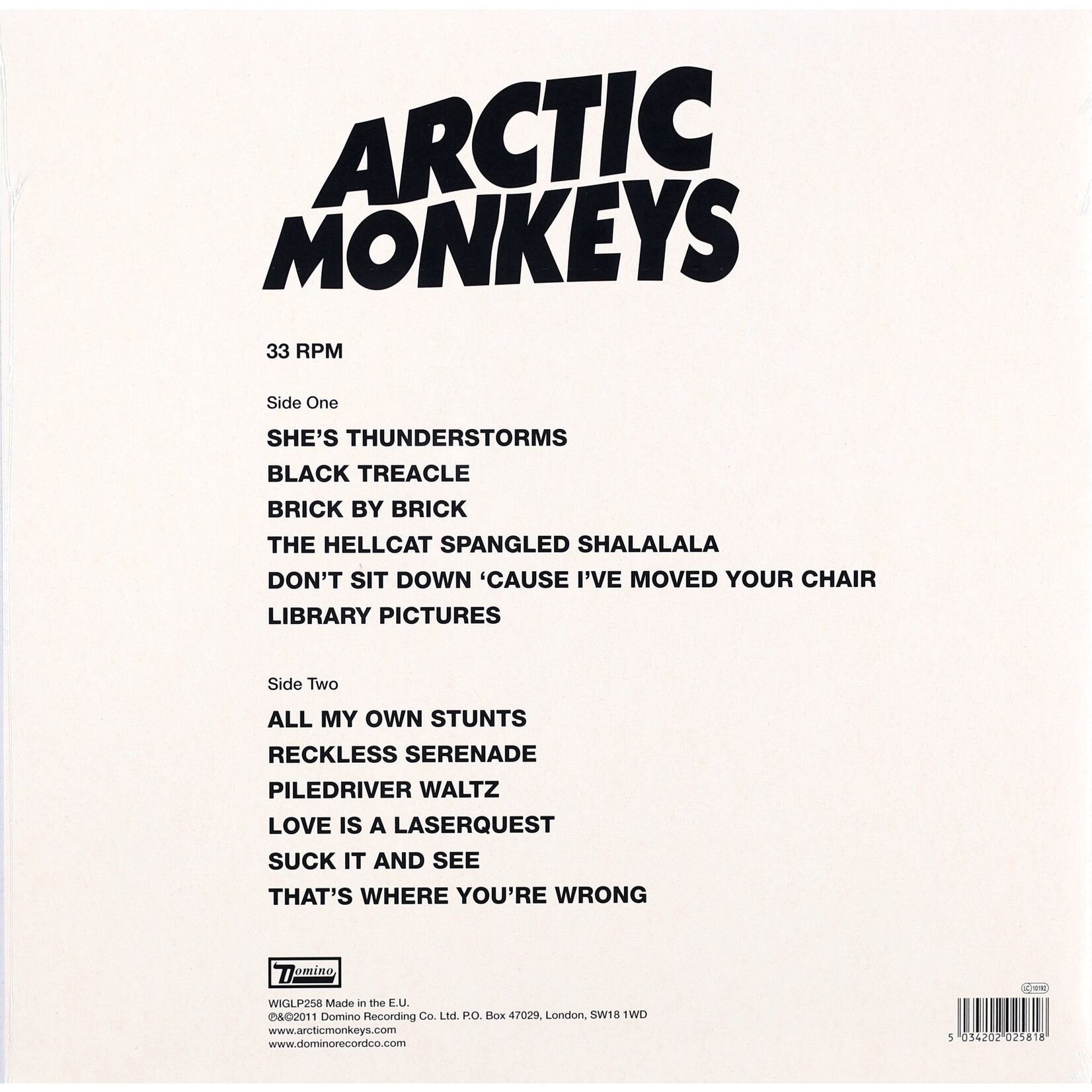 ARCTIC MONKEYS - SUCK IT AND SEE - GATEFOLD LP