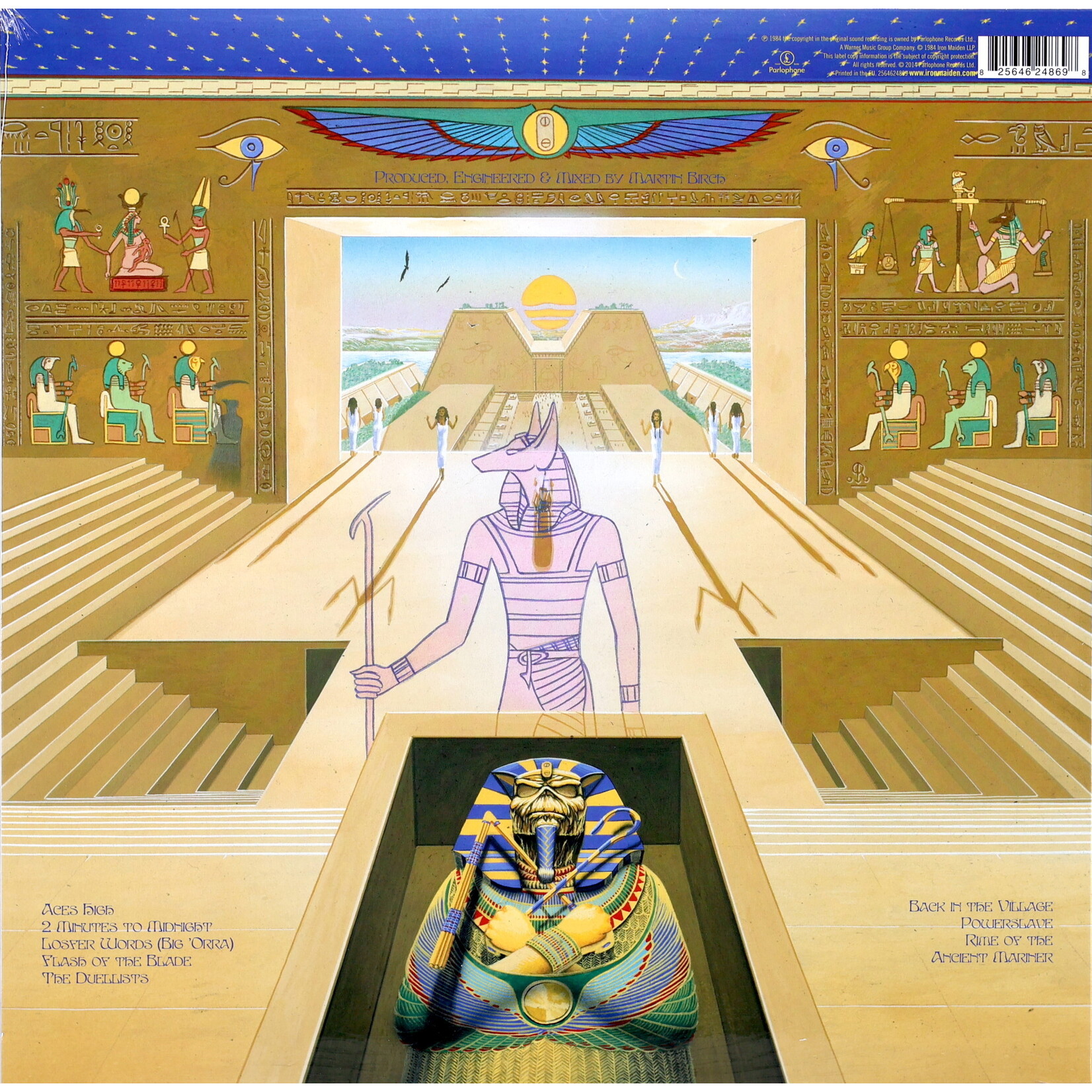 IRON MAIDEN - POWERSLAVE - LP