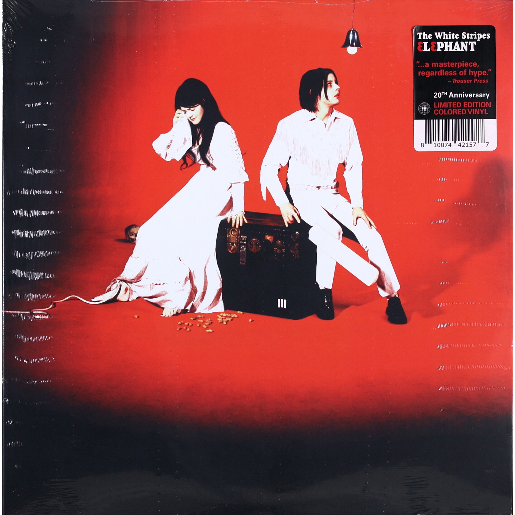 WHITE STRIPES, THE - ELEPHANT - LTD 20TH ANNIVERSARY COLOURED RED & CLEAR RED SMOKE EFFECT 2LP
