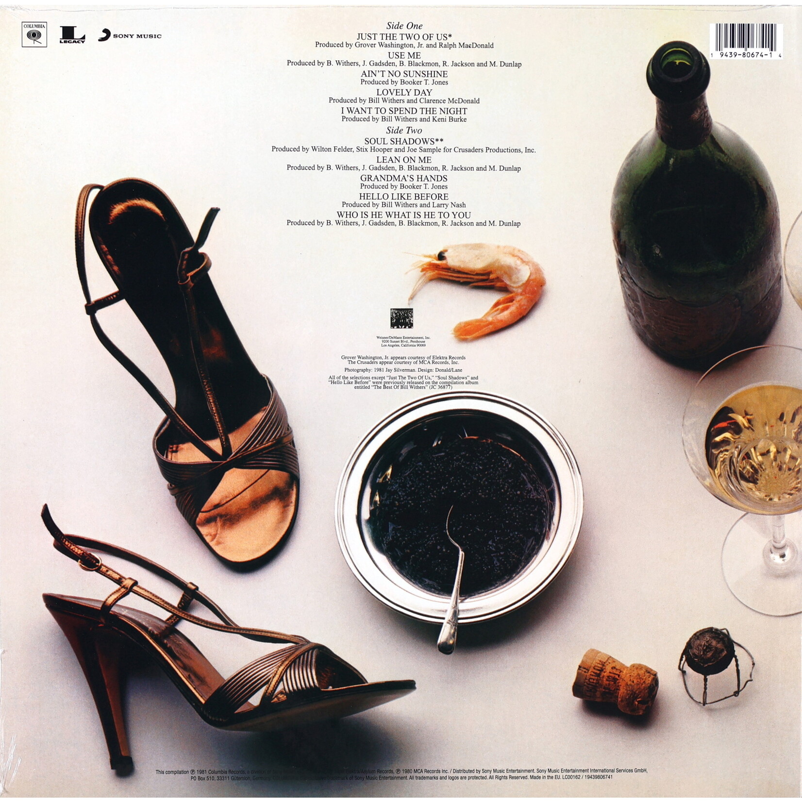WITHERS, BILL - GREATEST HITS - LP