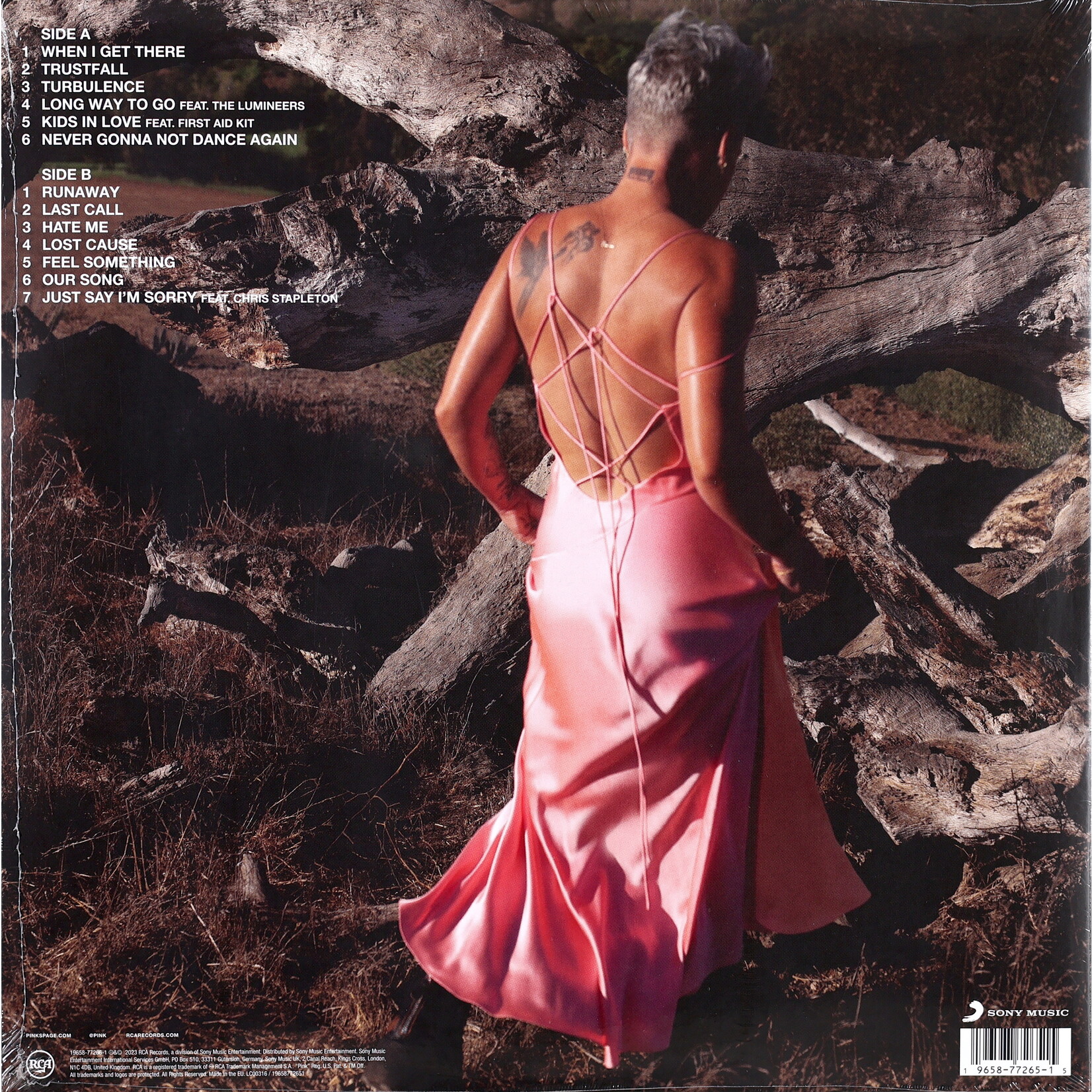 P!NK - TRUSTFALL - GATEFOLD LP + BOOKLET