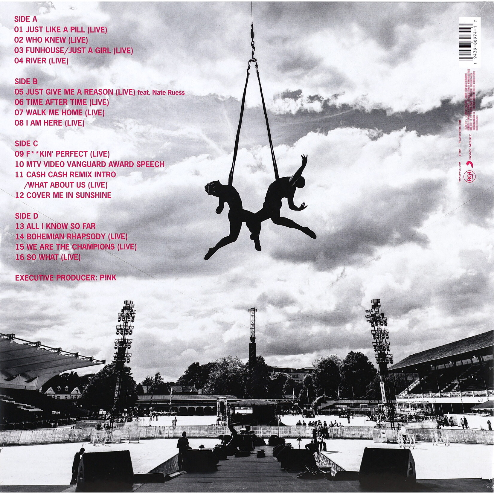 P!NK - ALL I KNOW SO FAR: SETLIST - GATEFOLD 2LP