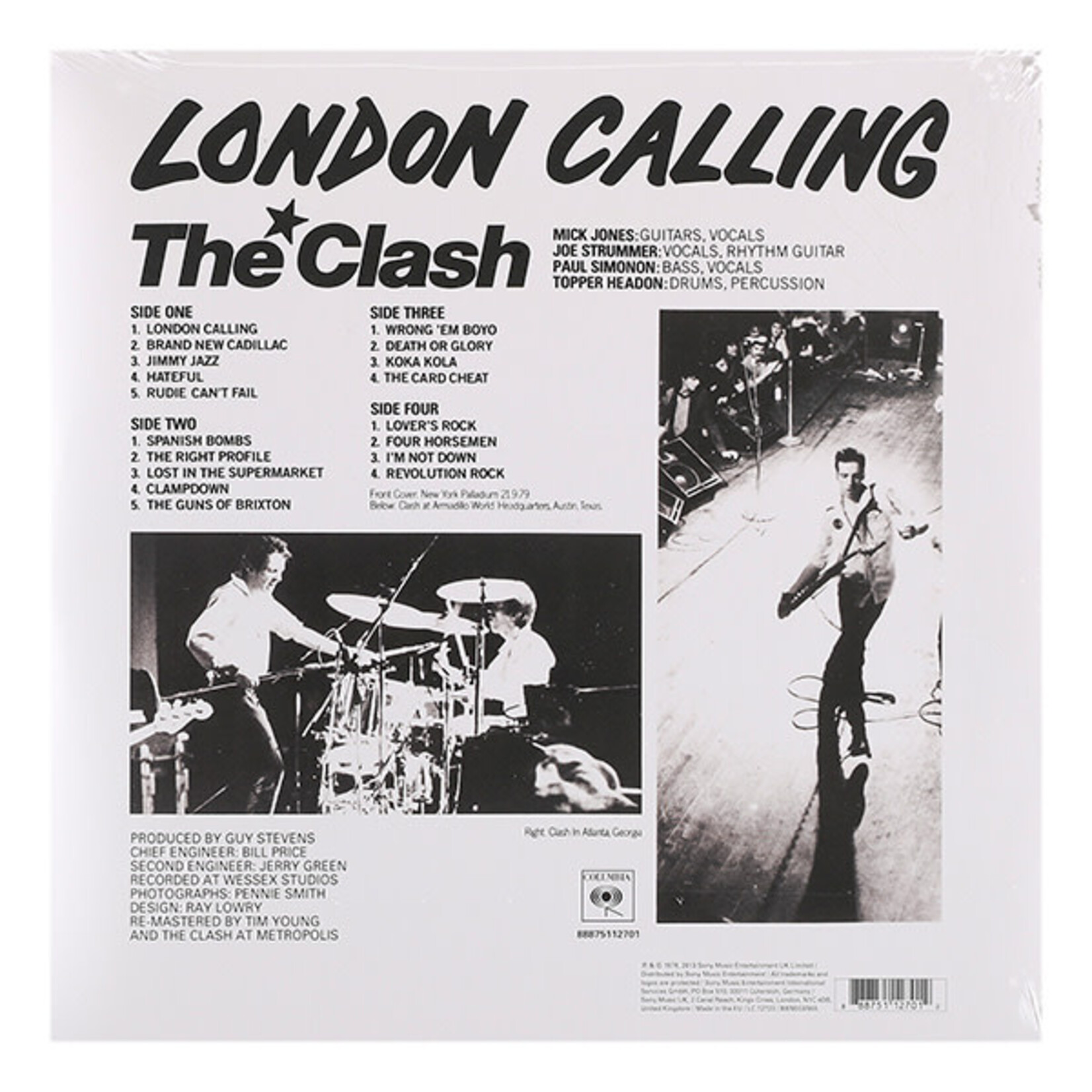 CLASH, THE - LONDON CALLING  - 30TH ANNIVERSARY 2LP