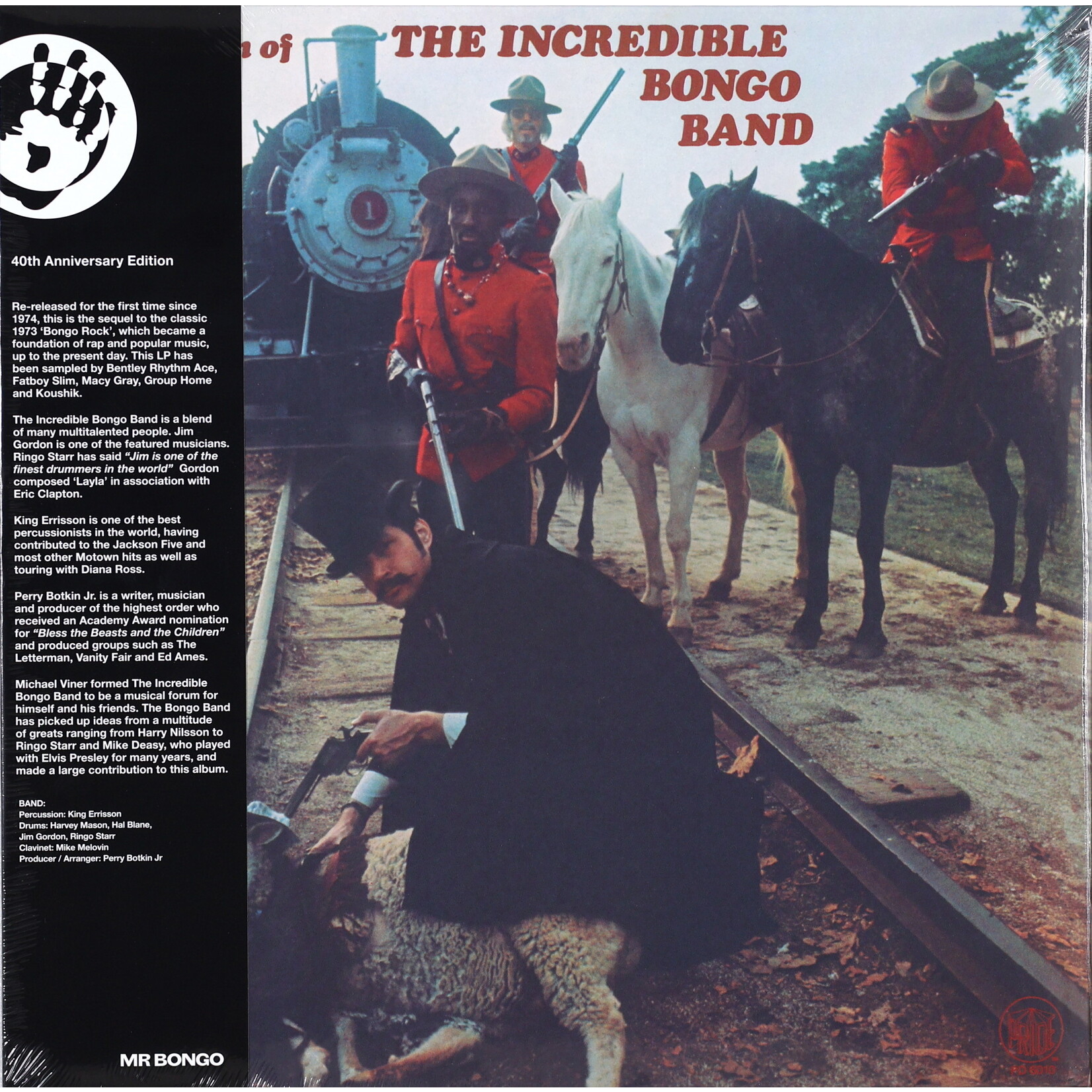 INCREDIBLE BONGO BAND, THE - RETURN OF THE INCREDIBLE BONGO BAND - LTD 40TH ANNIVERSARY REISSUE LP