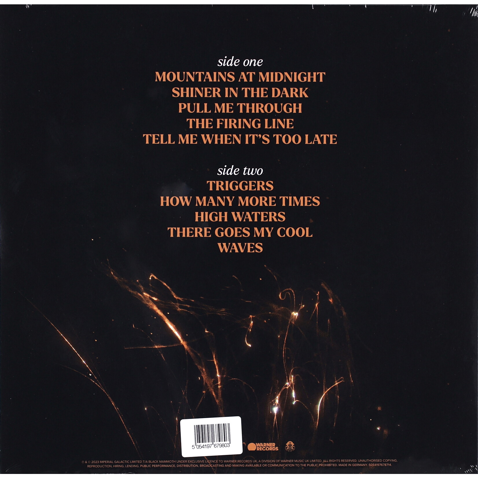 ROYAL BLOOD - BACK TO THE WATER BELOW - LTD COLOURED CLEAR LP