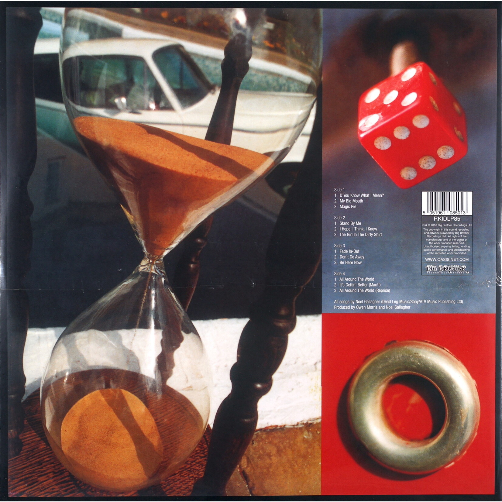OASIS - BE HERE NOW - REMASTERED GATEFOLD 2LP