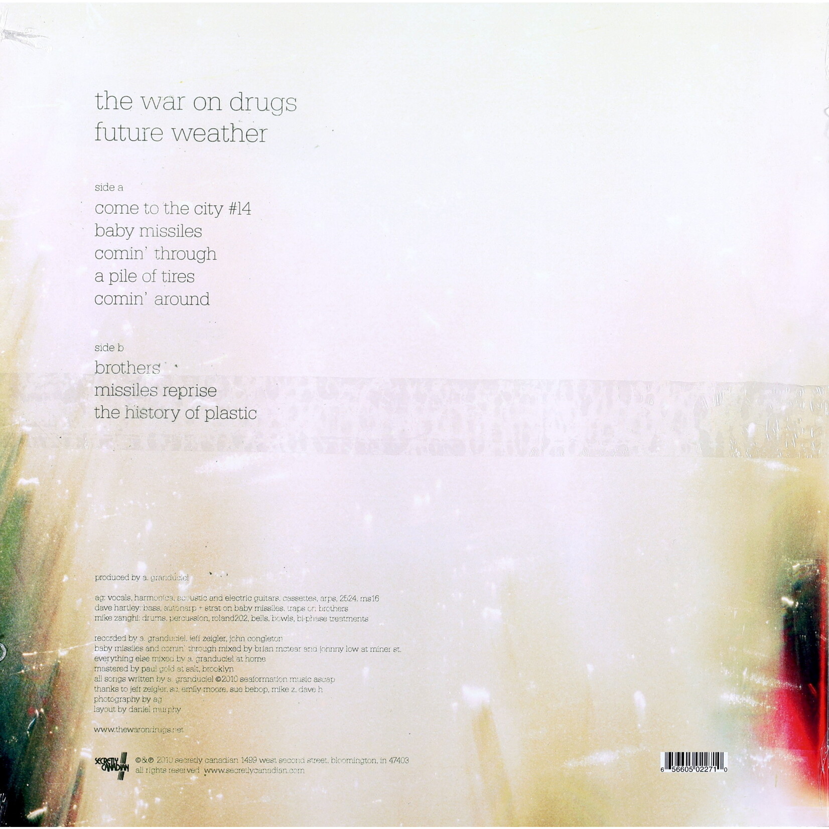 THE WAR ON DRUGS - FUTURE WEATHER - EP + DOWNLOAD CODE