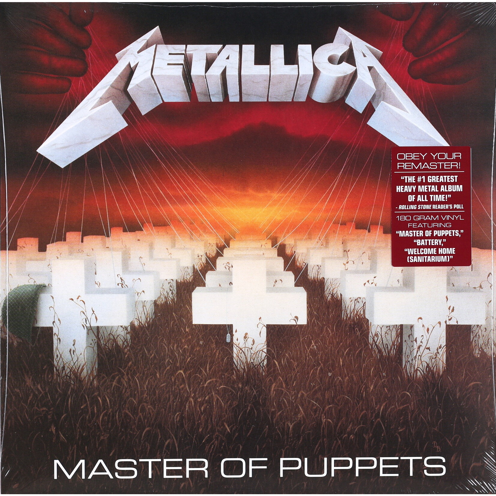 METALLICA - MASTER OF PUPPETS - REMASTERED LP