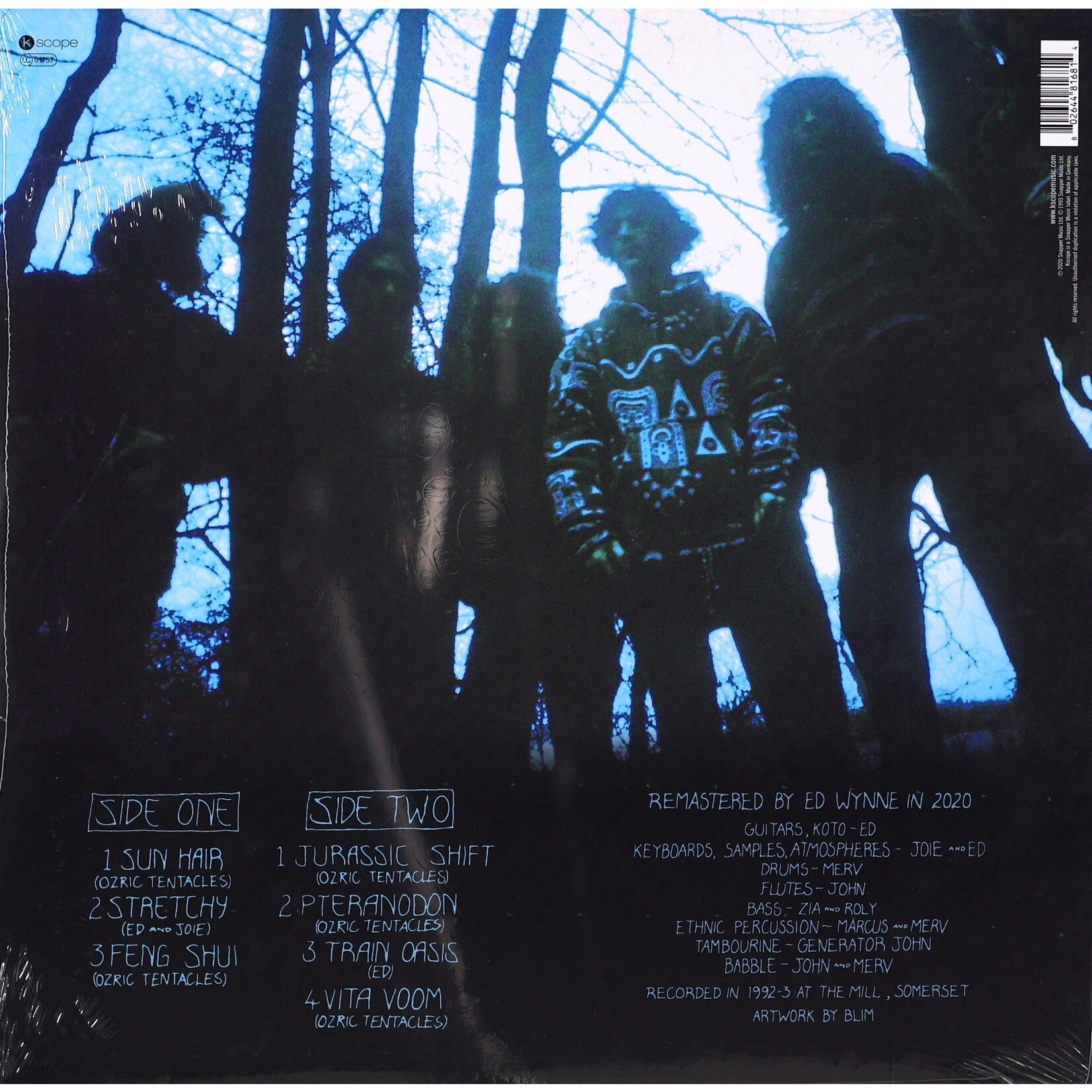 OZRIC TENTACLES - JURASSIC SHIFT - REMASTERED REISSUE LP