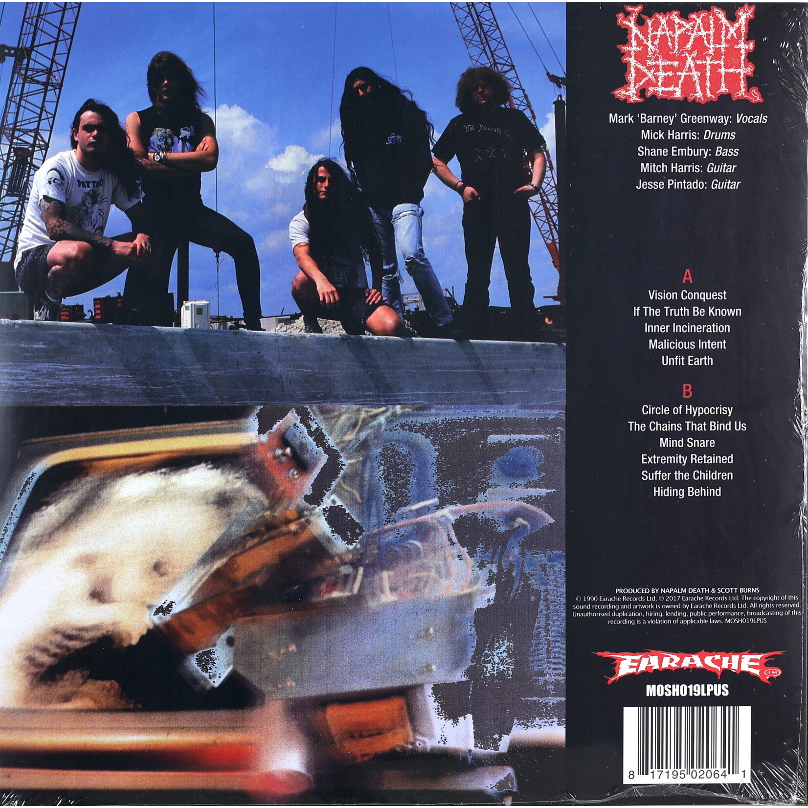 NAPALM DEATH - HARMONY CORRUPTION - LP