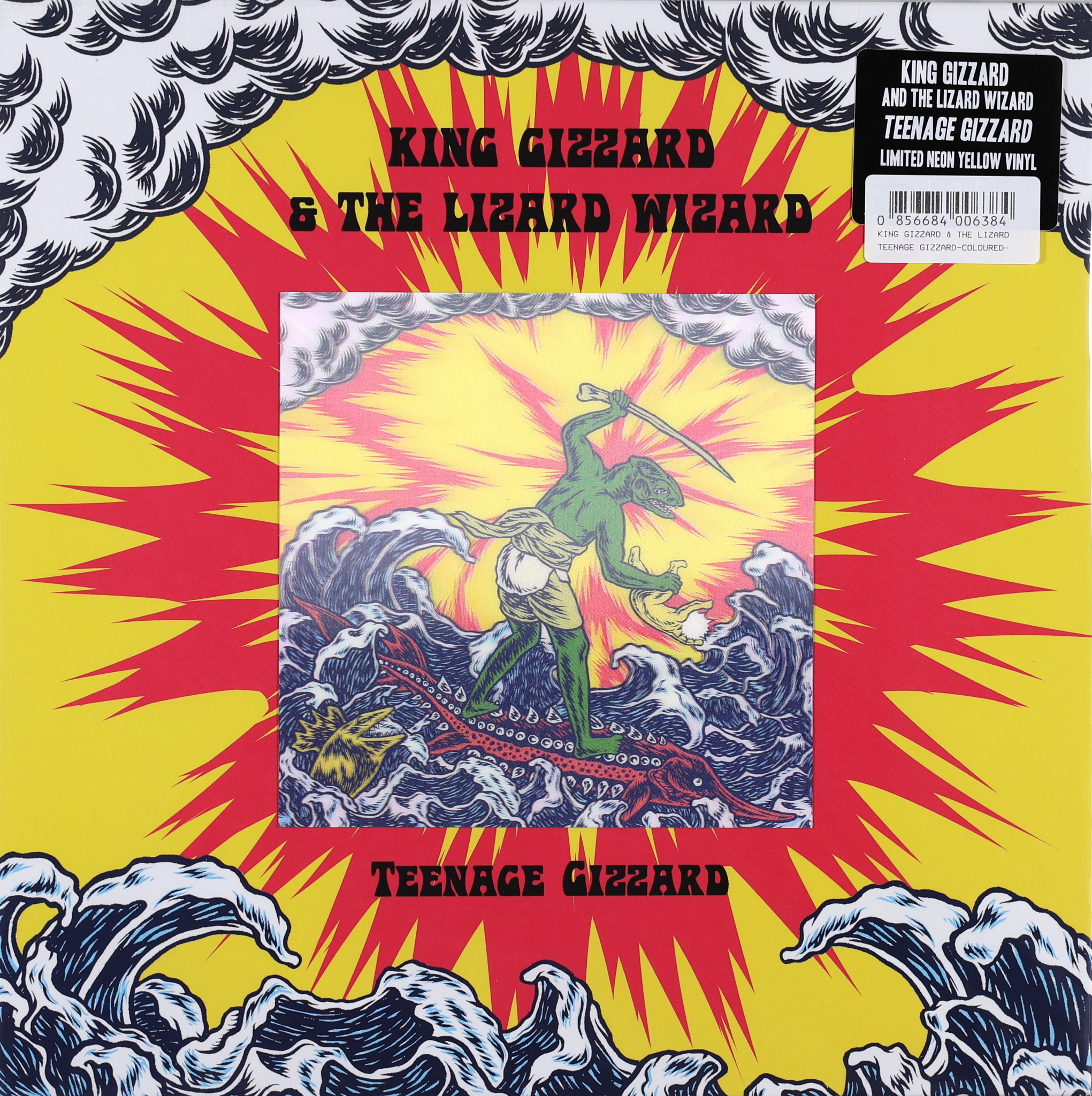 KING GIZZARD & THE LIZARD WIZARD - TEENAGE GIZZARD - LTD USA IMPORT COLOURED NEON YELLOW LP
