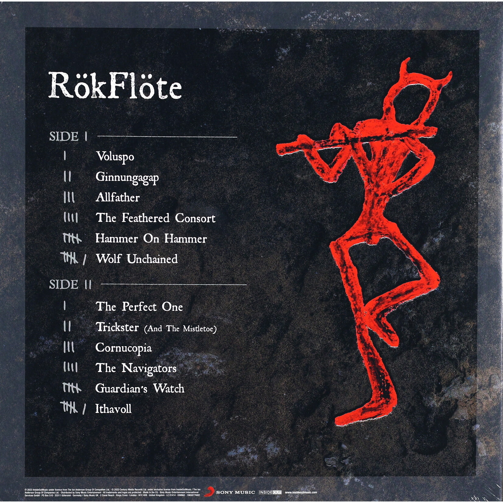 JETHRO TULL - RÖKFLÖTE - GATEFOLD LP