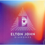 JOHN, ELTON - DIAMONDS - REISSUE COLOURED WHITE & PURPLE LP