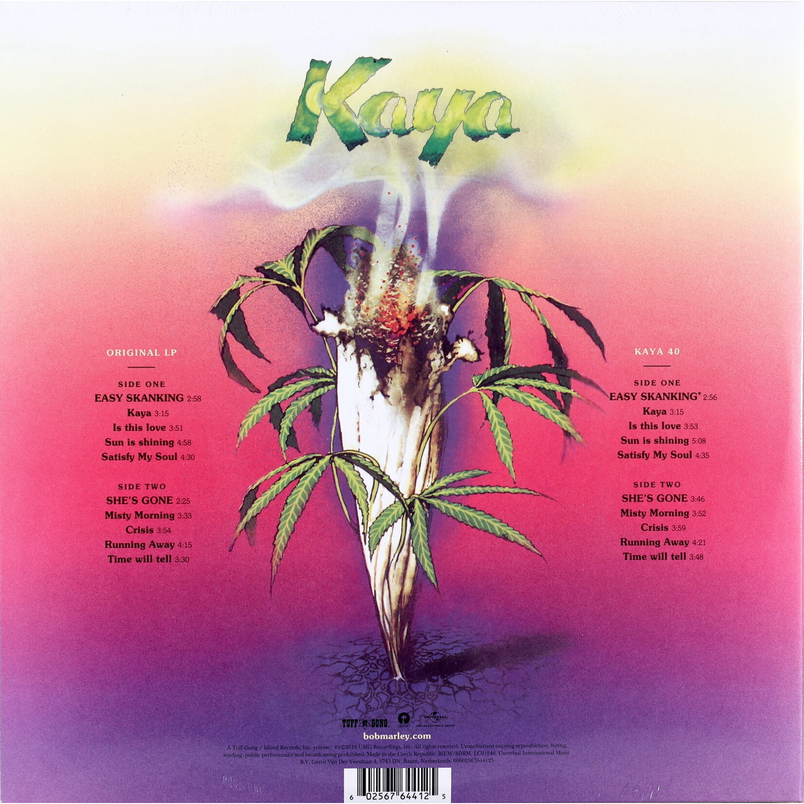 MARLEY, BOB & THE WAILERS - KAYA - 40TH ANNIVERSARY REIMAGINED & REMIXED BY STEPHEN MARLEY IMPORT 2LP