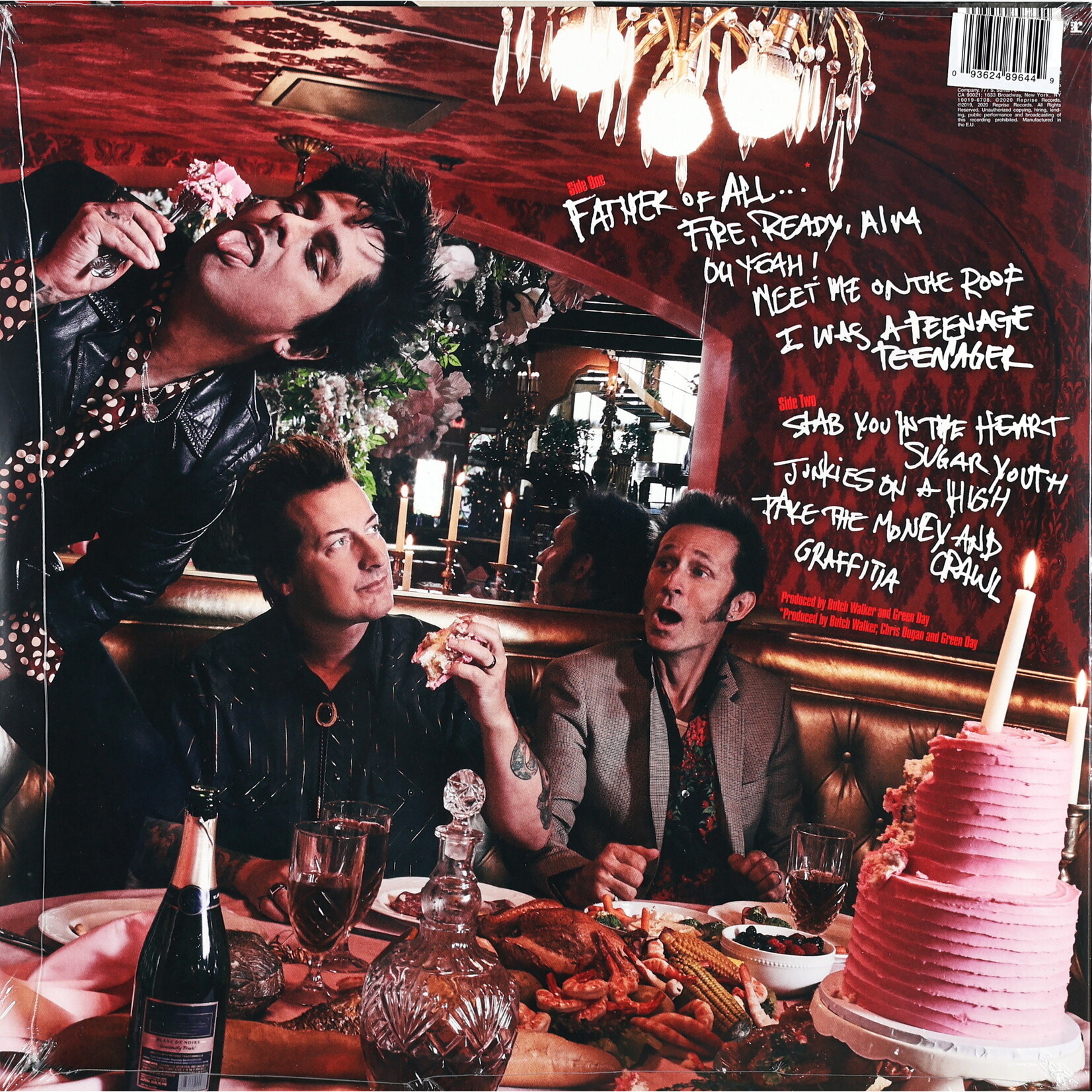 GREEN DAY - FATHER OF ALL... - LTD COLOURED RED & WHITE LP