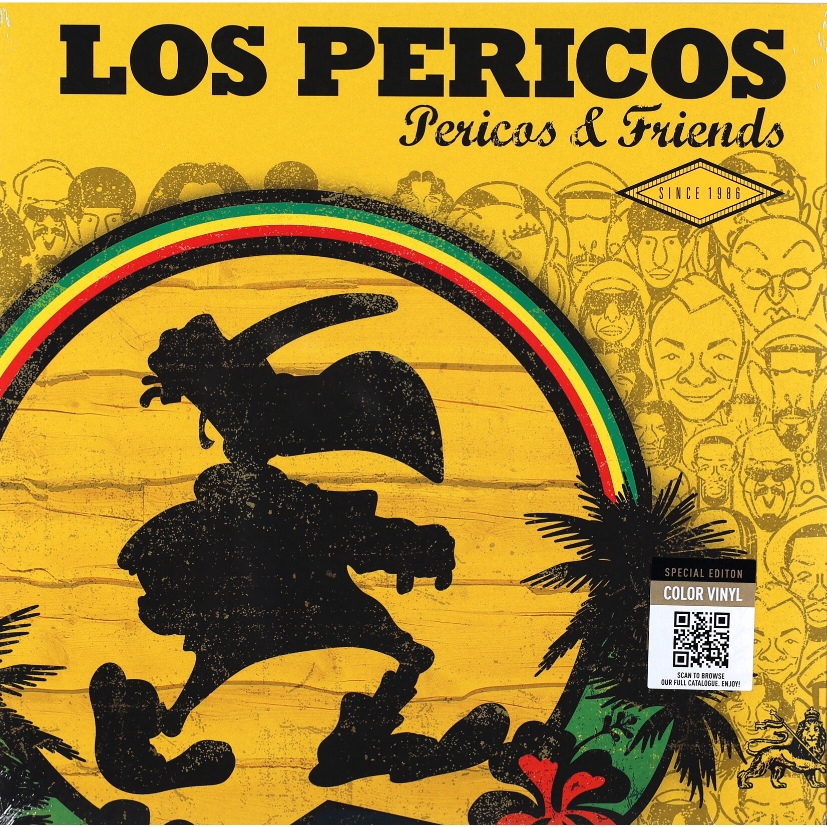 LOS PERICOS - PERICOS & FRIENDS - LTD COLOURED YELLOW LP