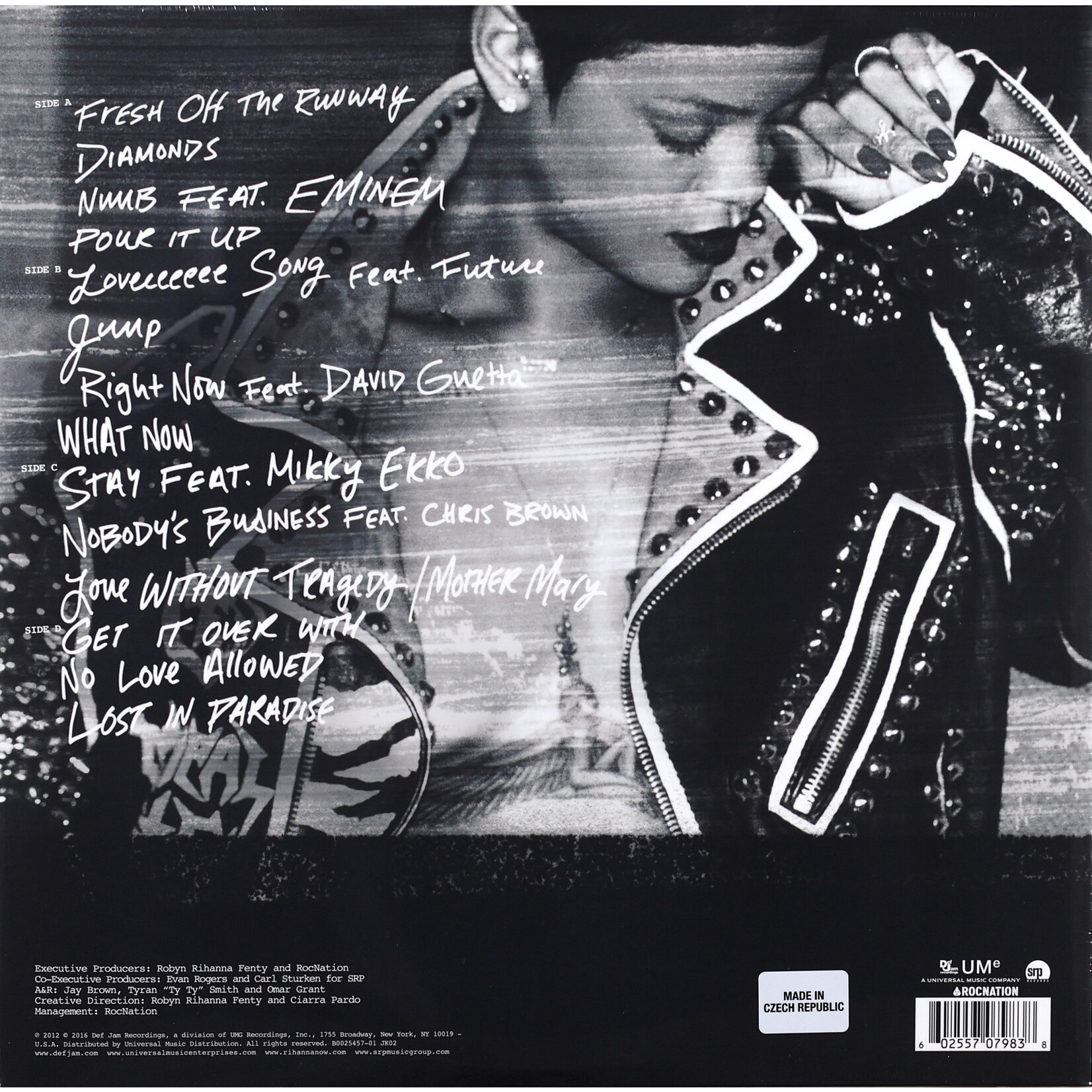 RIHANNA - UNAPOLOGETIC - GATEFOLD 2LP + DOWNLOAD CODE