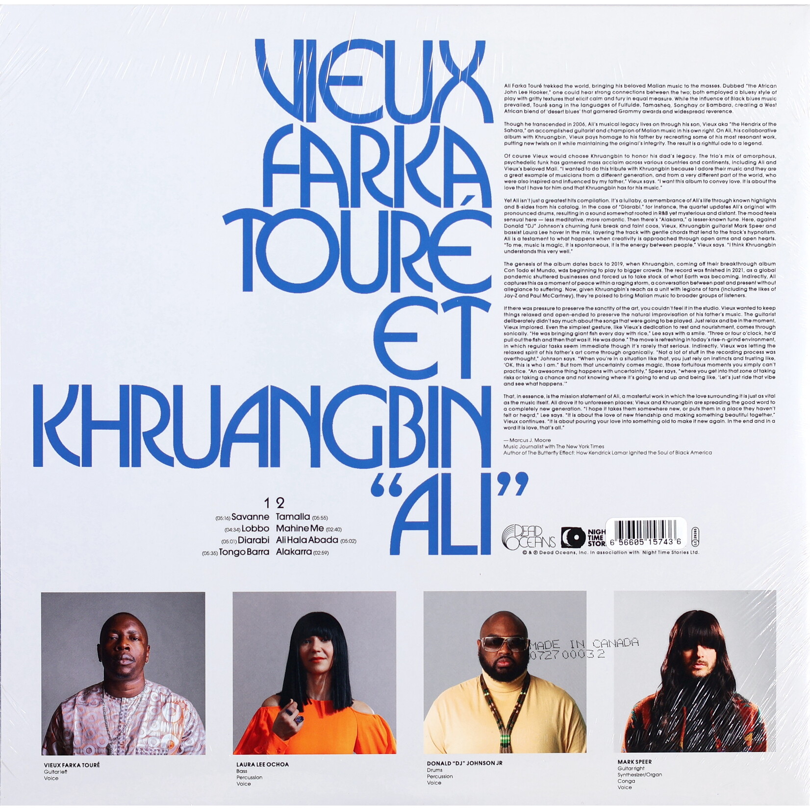 KHRUANGBIN & VIEUX FARKA TOURE - ALI - GATEFOLD COLOURED JADE GREEN  LP
