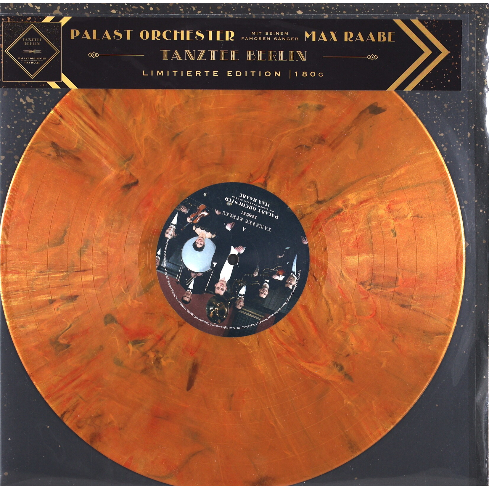 PALAST ORCHESTER MIT SEINEM SANGER MAX RAABE - TANZTEE BERLIN - COLOURED MARBLED LP