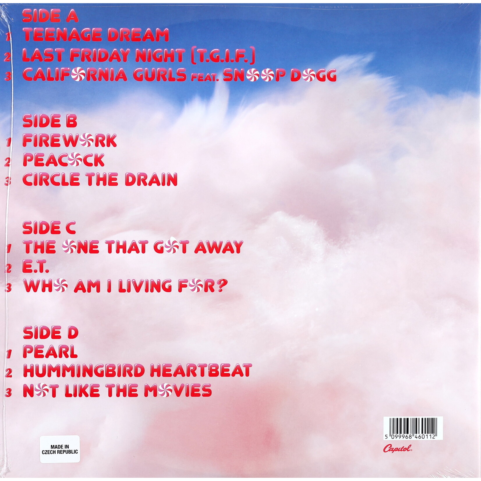 KATY PERRY - TEENAGE DREAM - GATEFOLD IMPORT 2LP