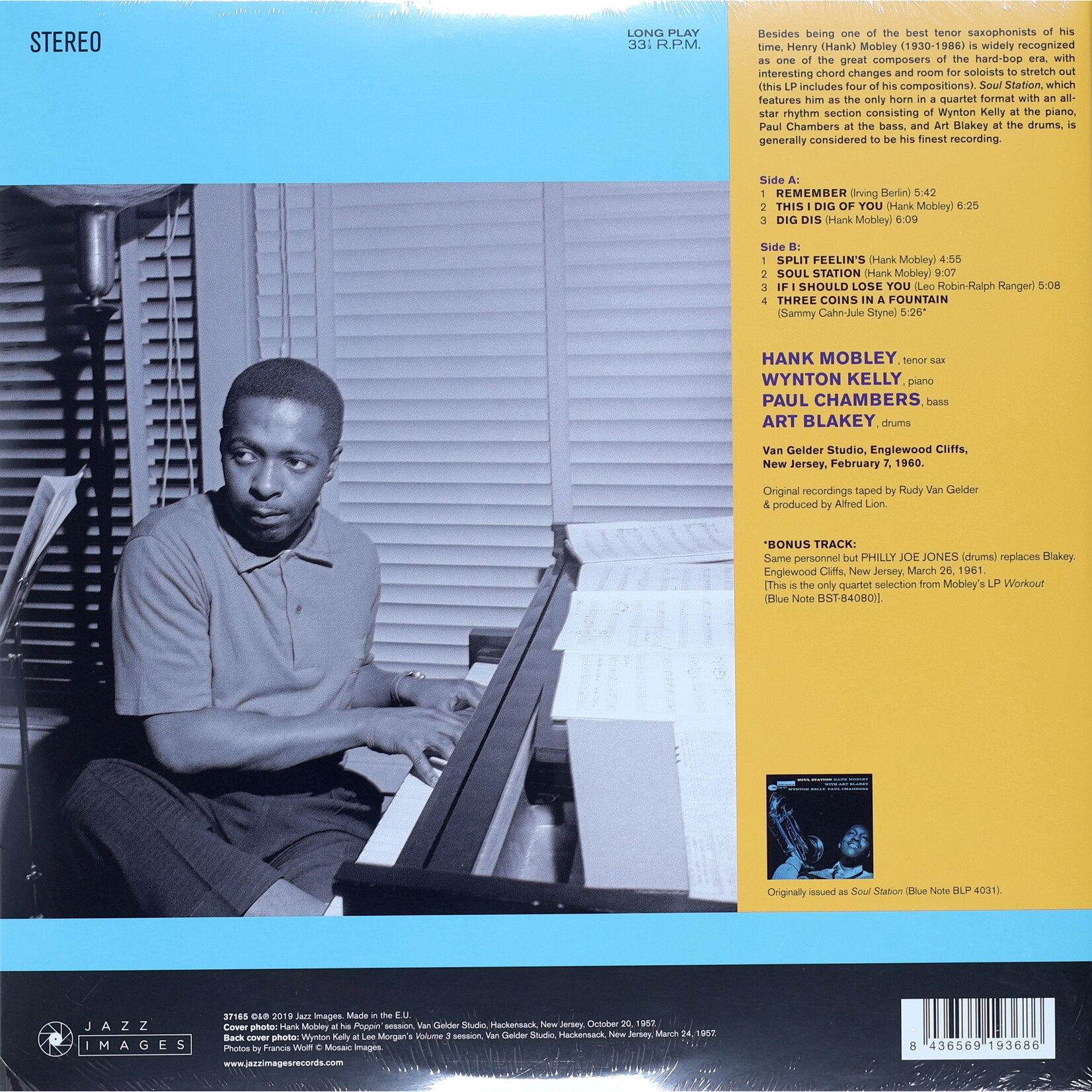 MOBLEY, HANK - SOUL STATION - GATEFOLD LP