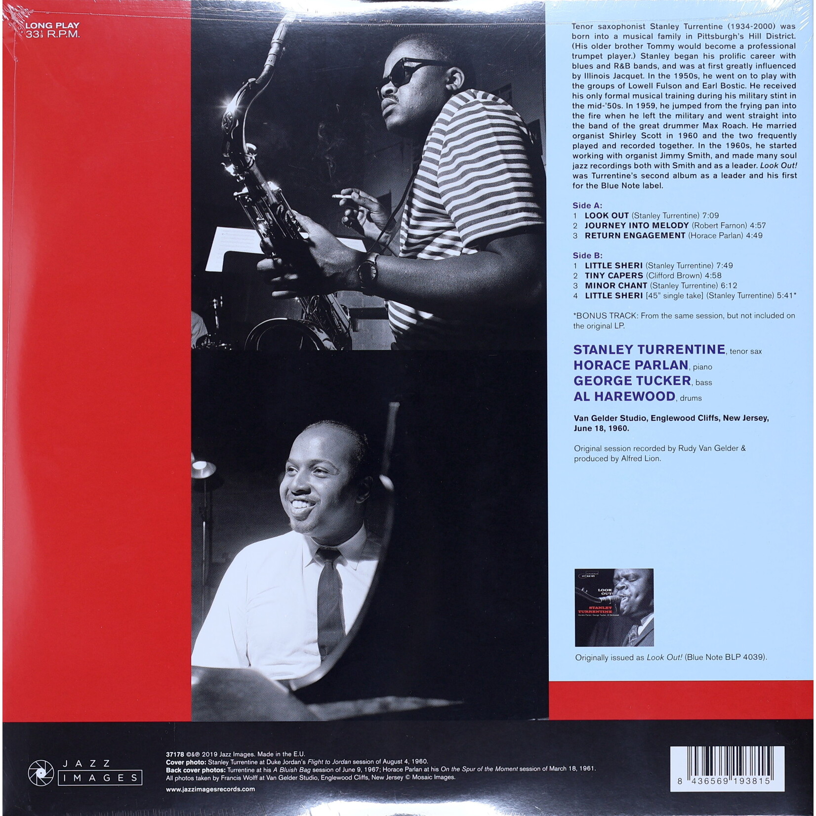 TURRENTINE, STANLEY - LOOK OUT! - LTD GATEFOLD - LP