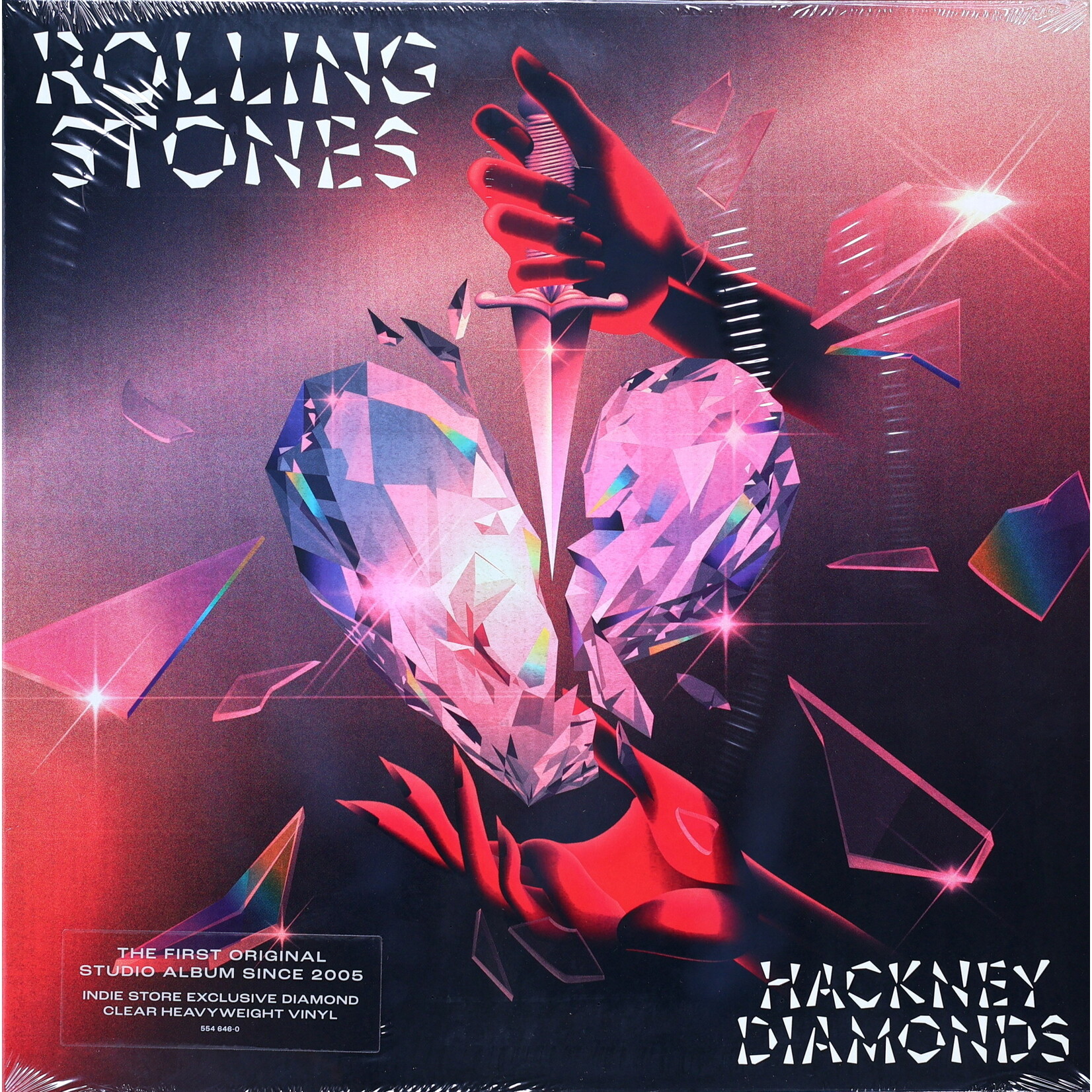ROLLING STONES - HACKNEY DIAMONDS - INDIE STORE EXCLUSIVE DIAMOND CLEAR LP