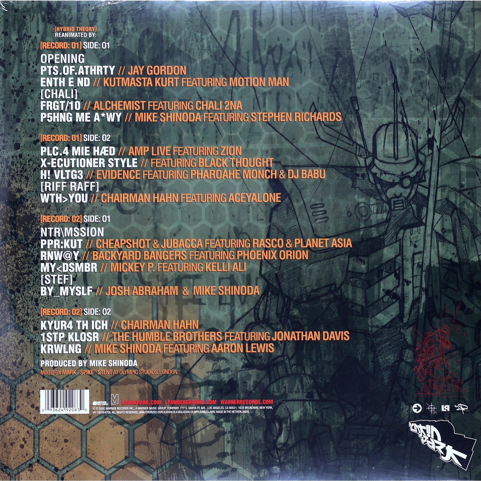 LINKIN PARK - REANIMATION - GATEFOLD 2LP