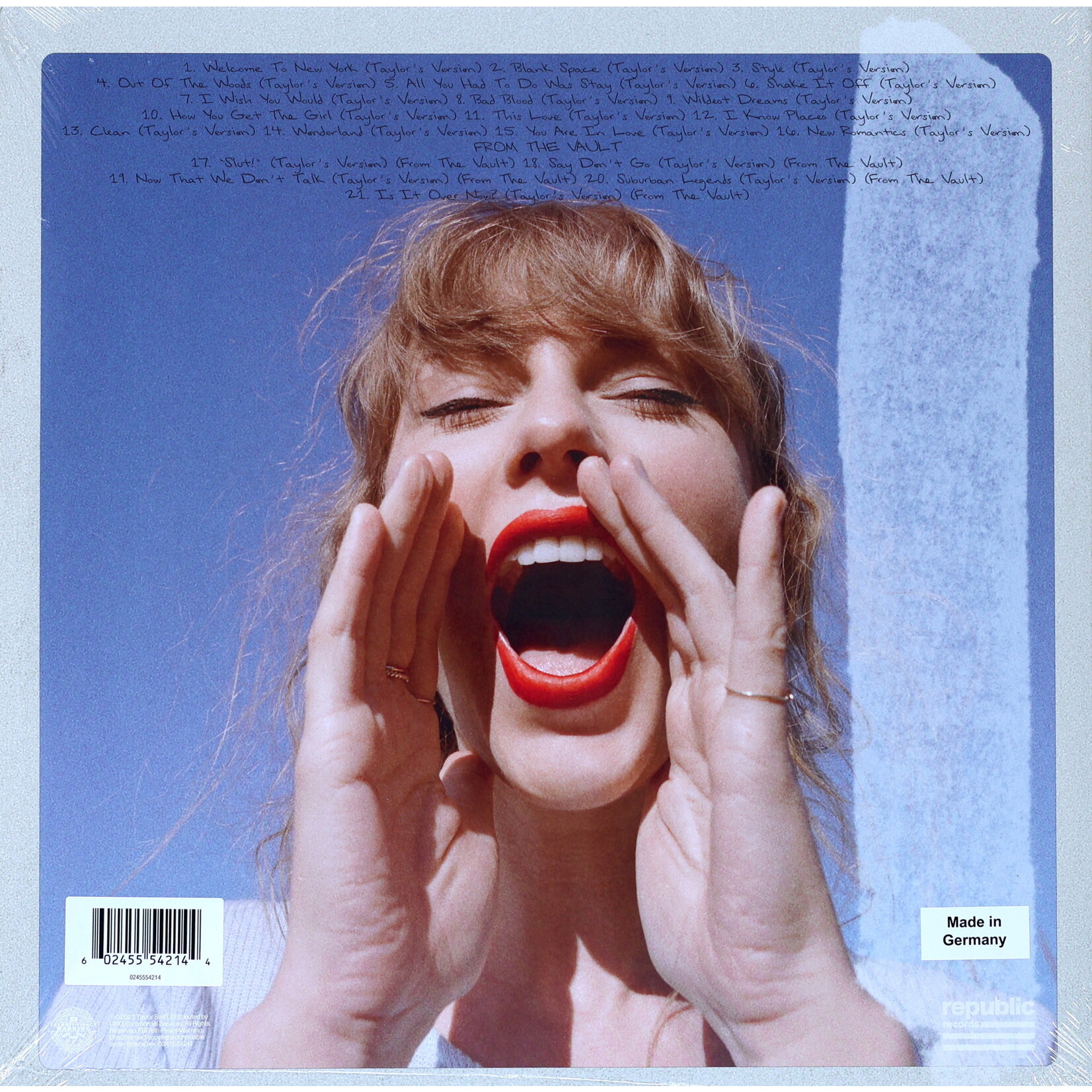 SWIFT, TAYLOR - 1989 (TAYLOR'S VERSION) - GATEFOLD COLOURED CRYSTAL BLUE SKIES 2LP