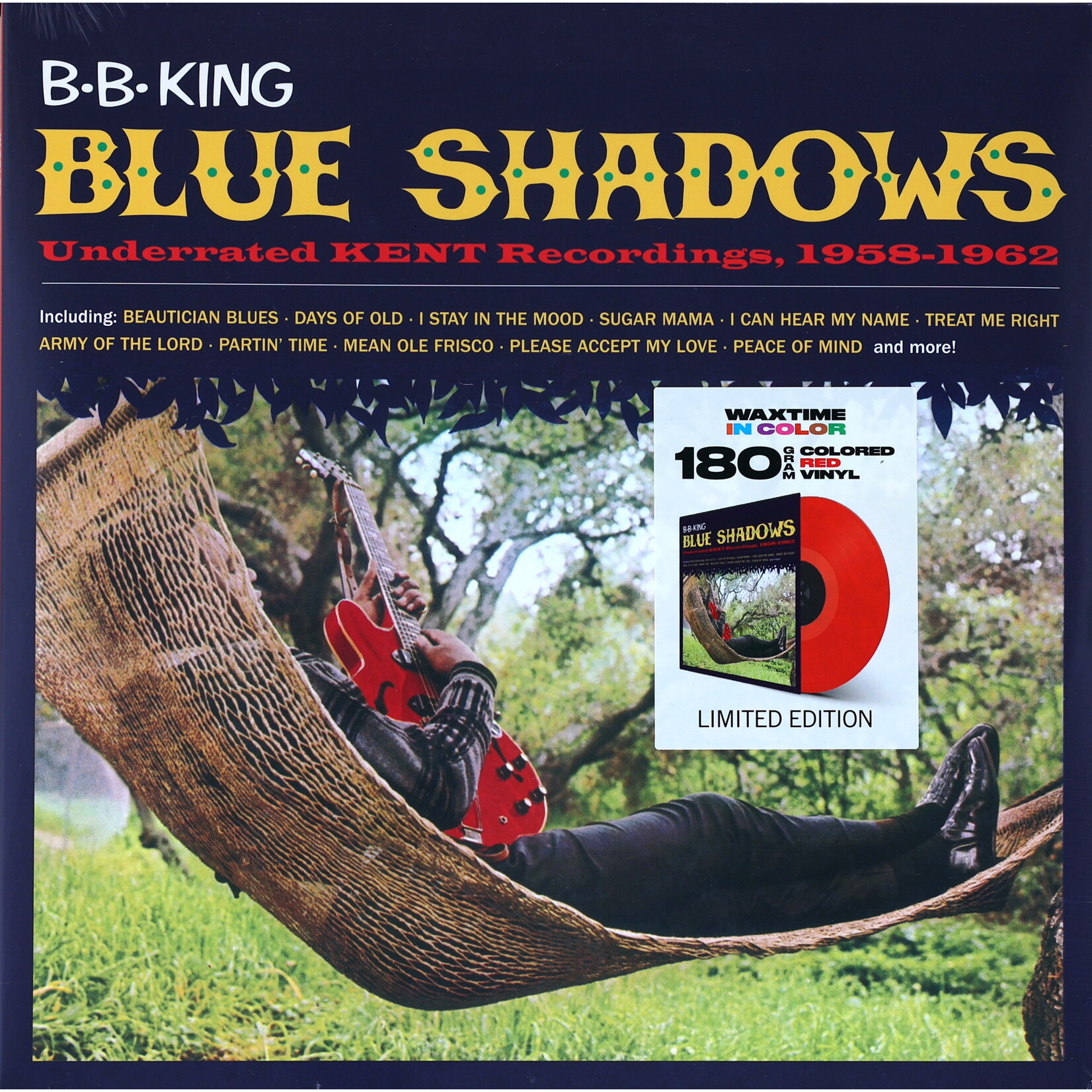 KING, B.B. - BLUE SHADOWS - LTD COLORED RED LP