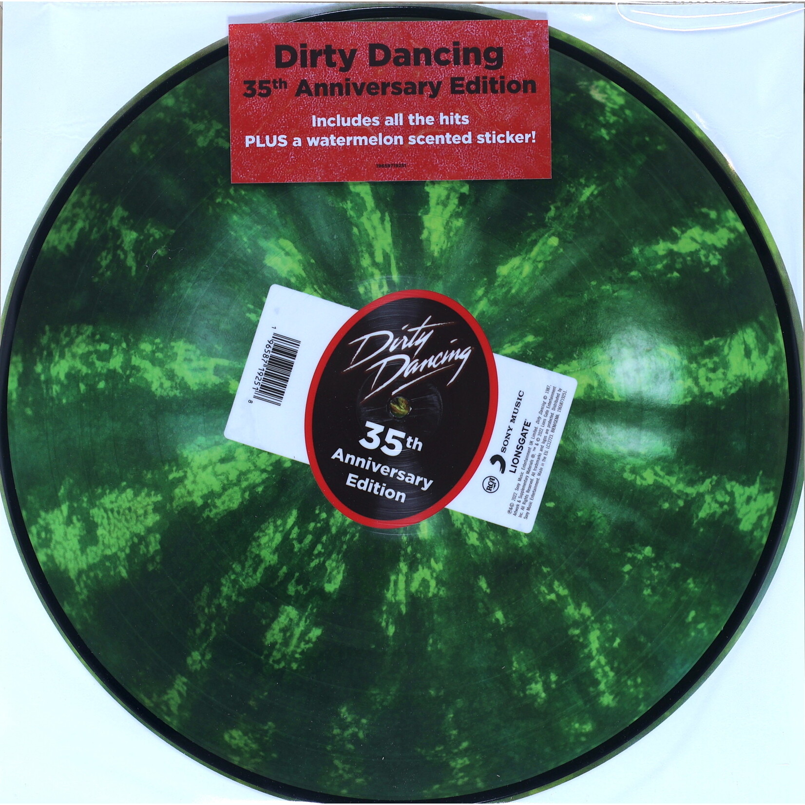 VARIOUS ARTISTS - DIRTY DANCING - 35TH ANNIVERSARY PICTURE GREEN GALAXY LP