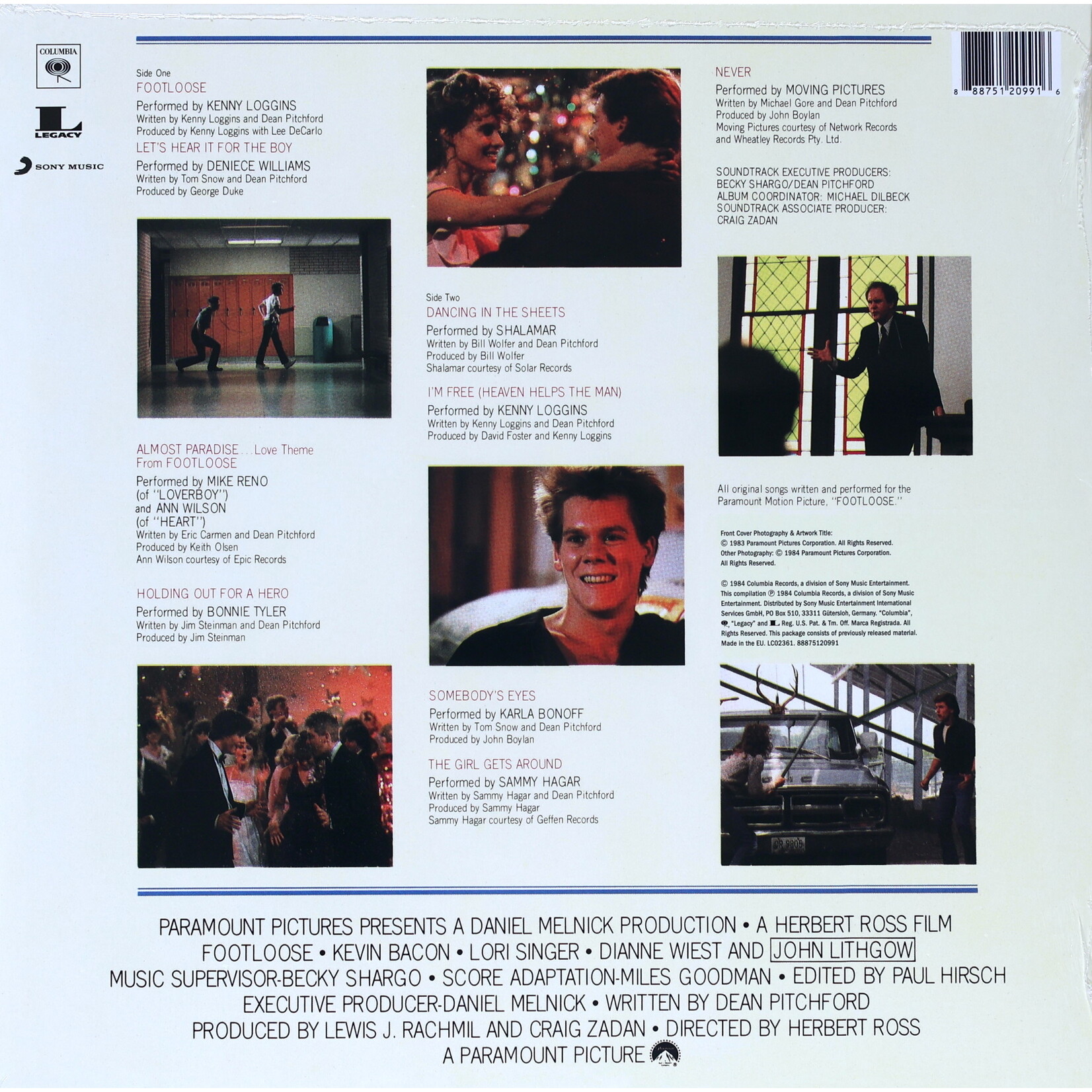 VARIOUS ARTISTS - FOOTLOOSE - OST GATEFOLD LP