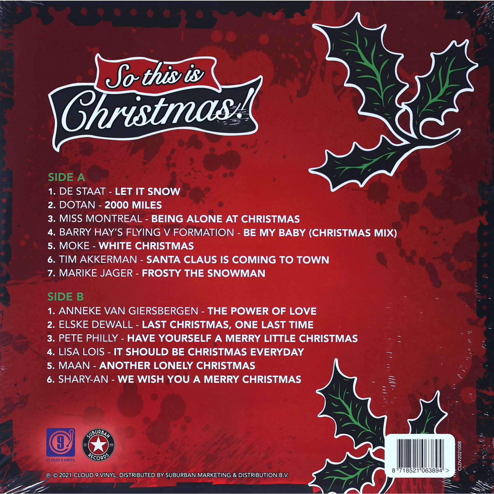 VARIOUS ARTISTS - SO THIS IS CHRISTMAS  - LTD GATEFOLD LP