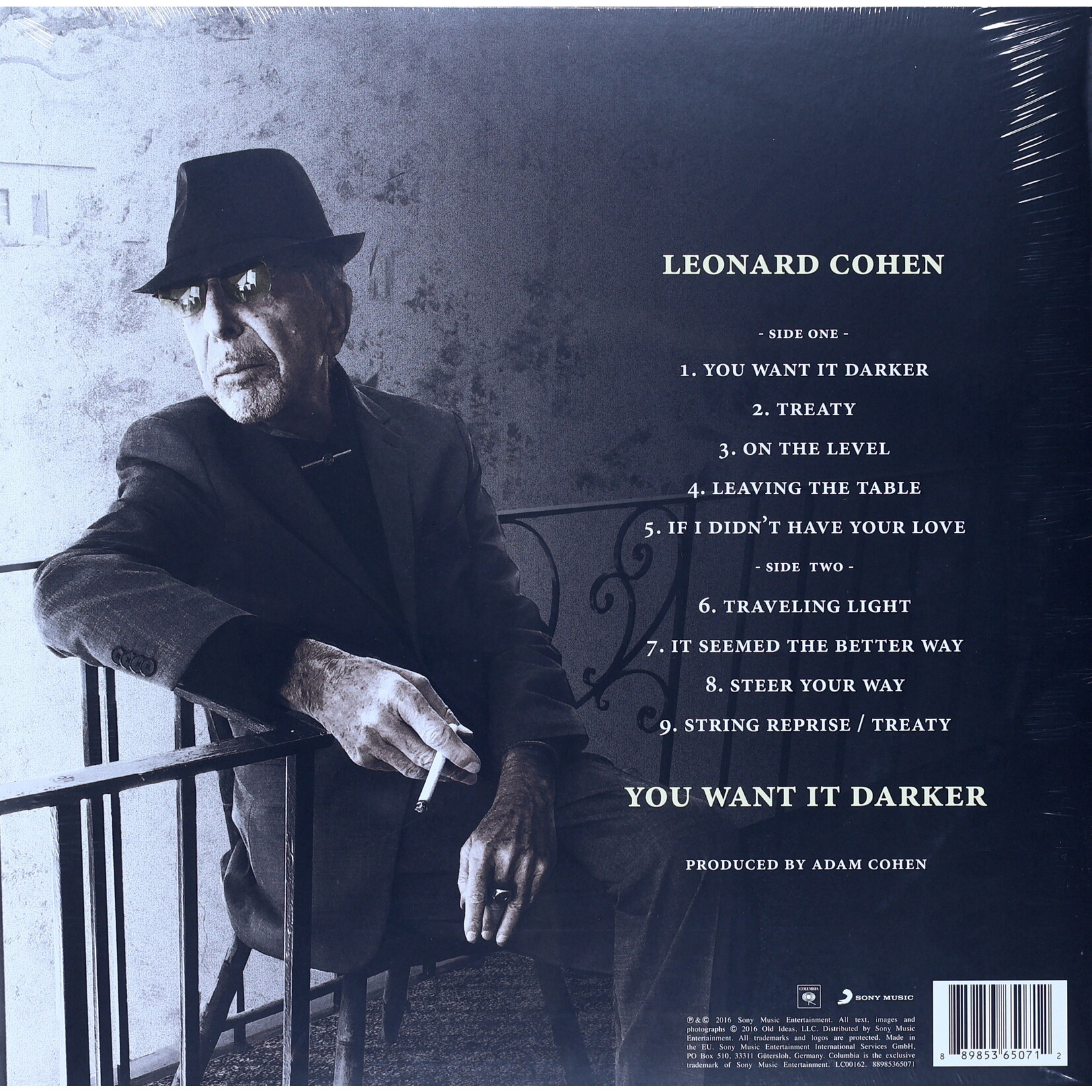 COHEN, LEONARD - YOU WANT IT DARKER - LP