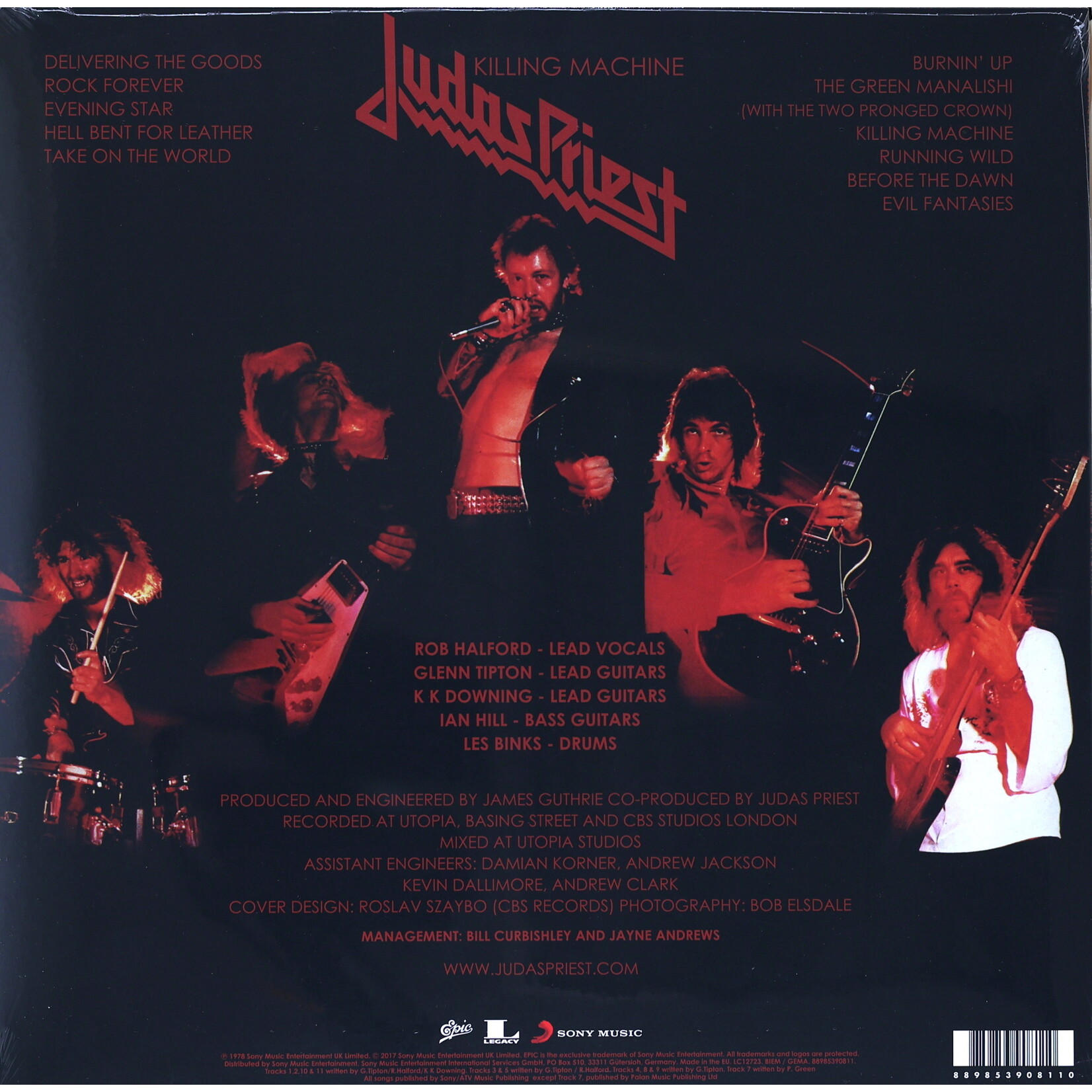 JUDAS PRIEST - KILLING MACHINE - LP