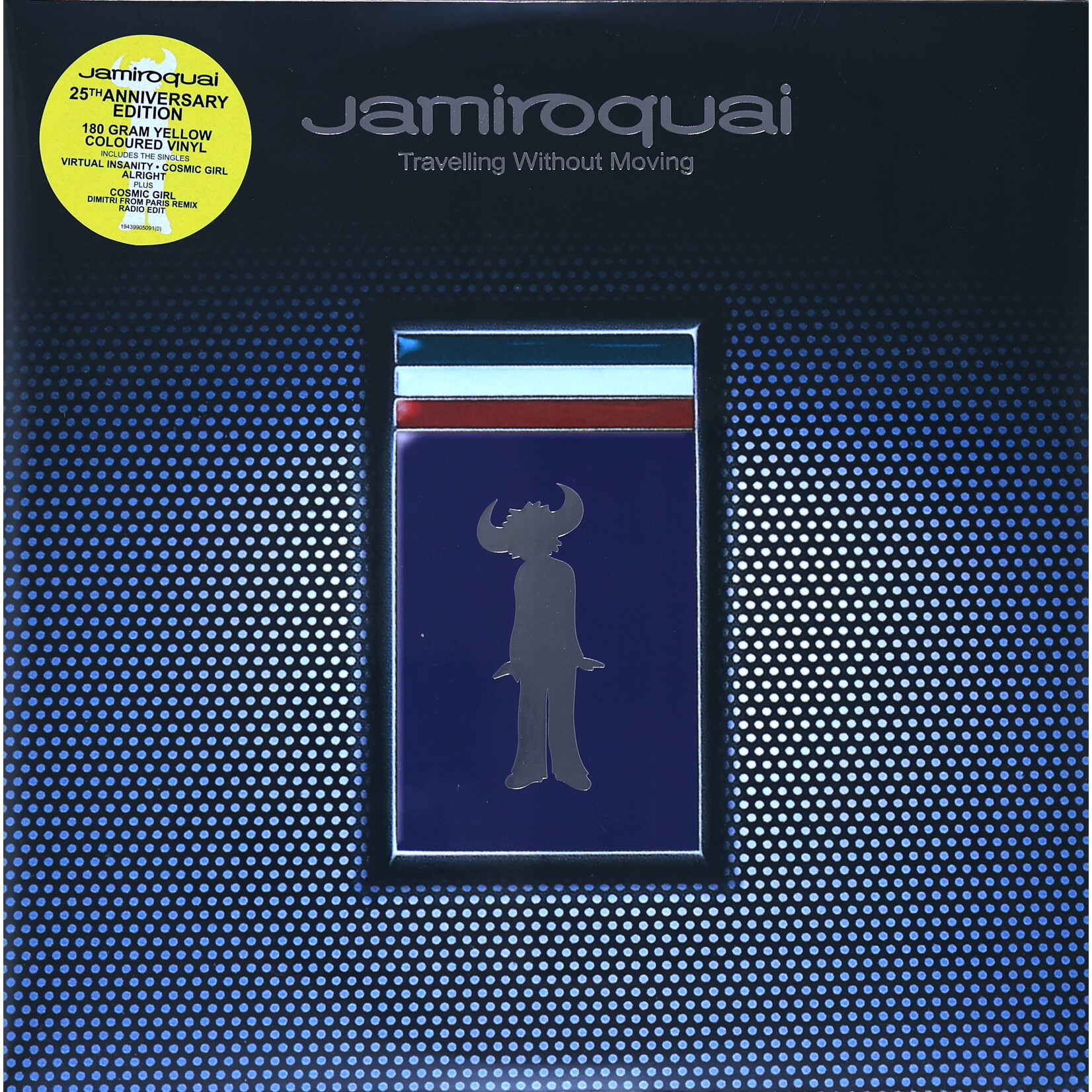 JAMIROQUAI - TRAVELLING WITHOUT MOVING - 25TH ANNIVERSARY REMASTERED  GATEFOLD COLORED YELLOW 2LP