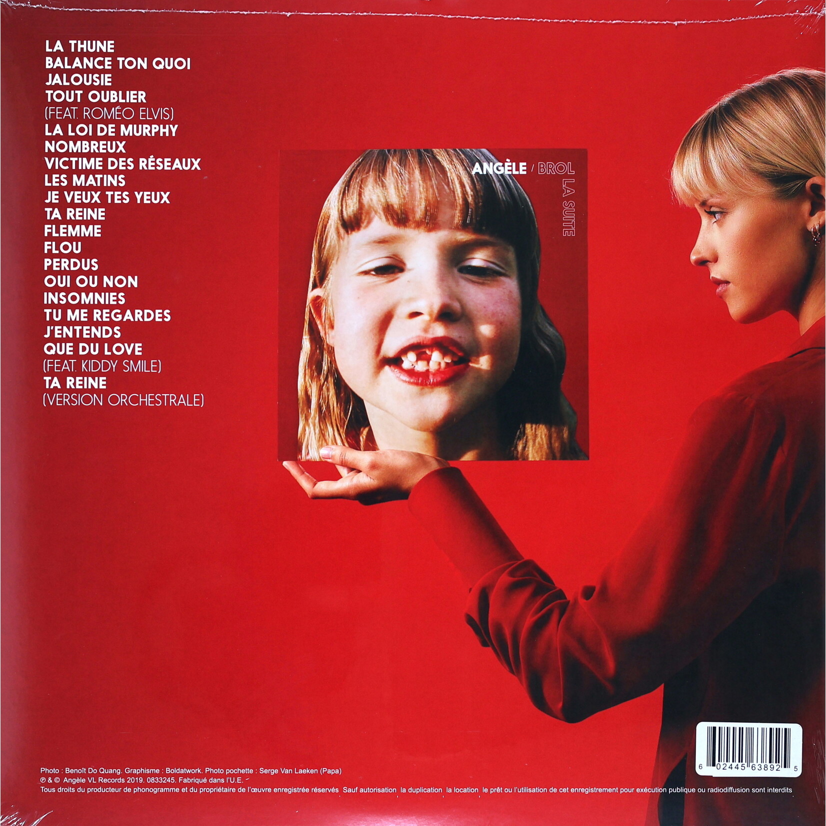 ANGELE - BROL LA SUITE - GATEFOLD COLORED 2LP